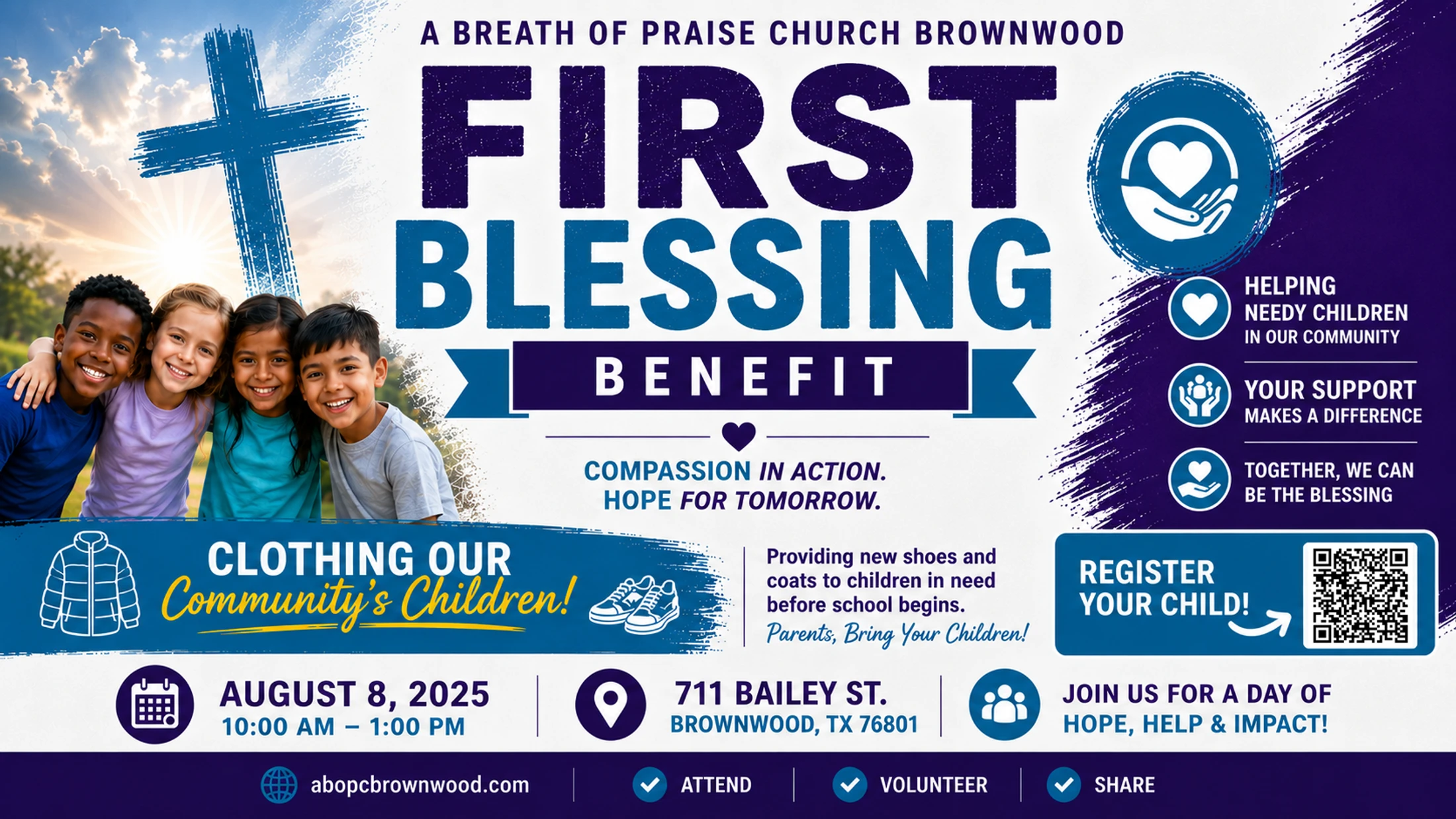 First Blessing - Clothe the Children Benefit
