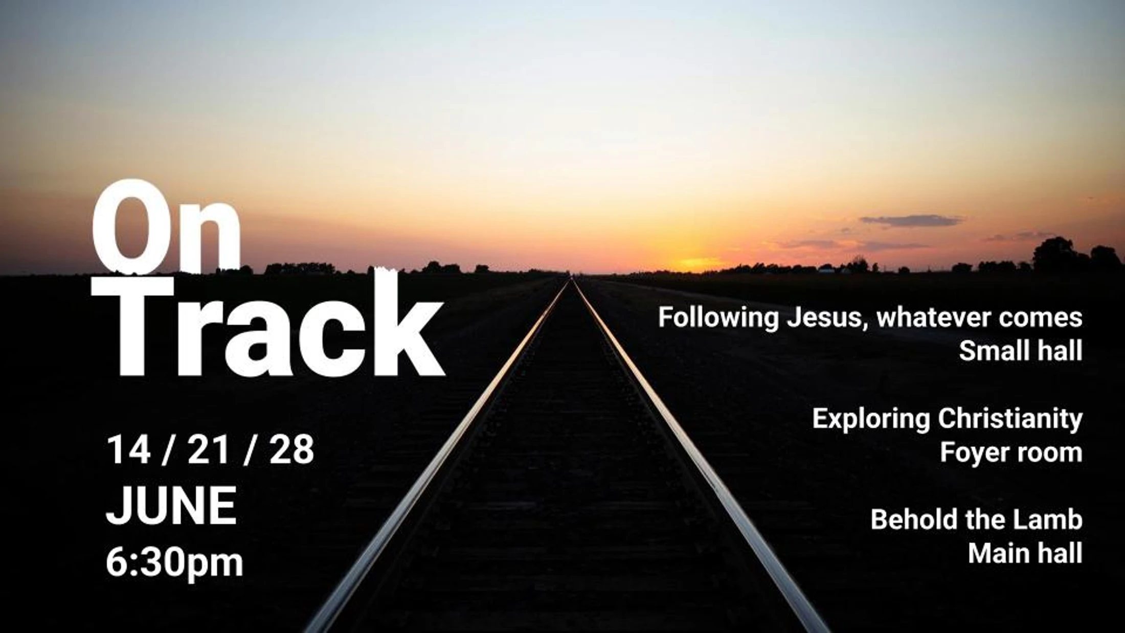 On Track - Behold the Lamb