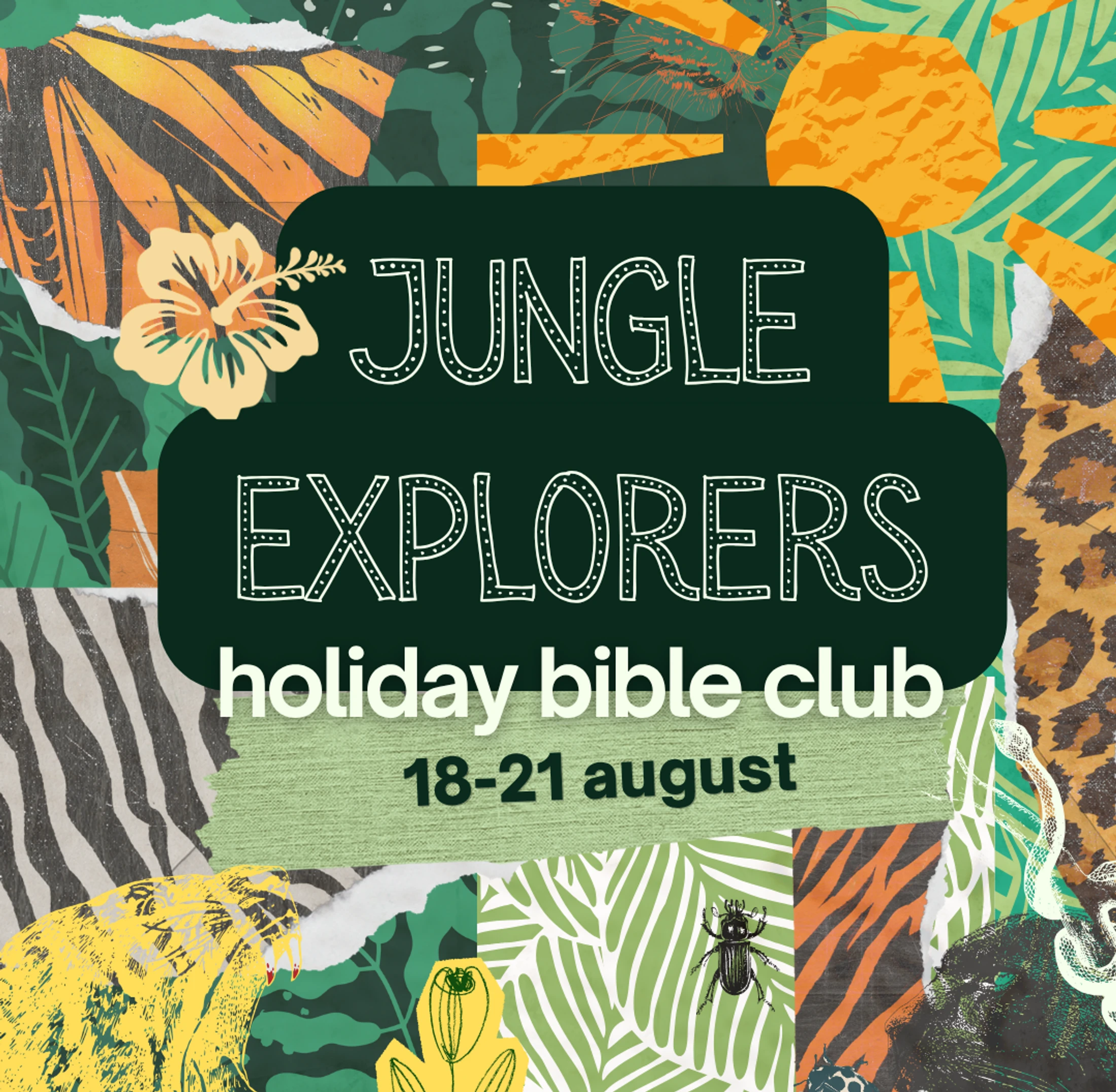 Holiday Club Service 23rd August - no live streaming or recording