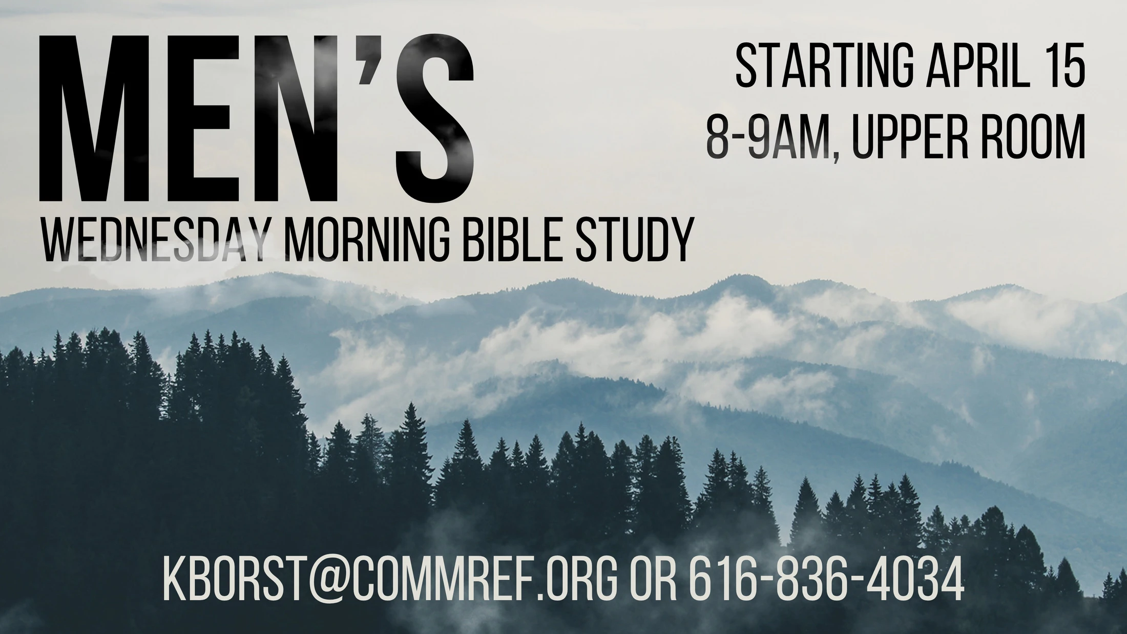Men's Morning Bible Study