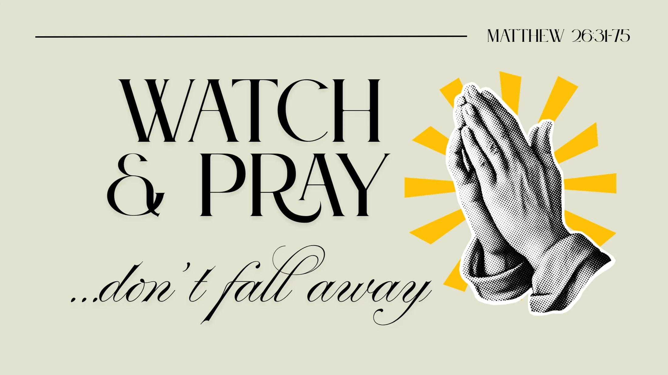 Sunday Service | August 2, 2026