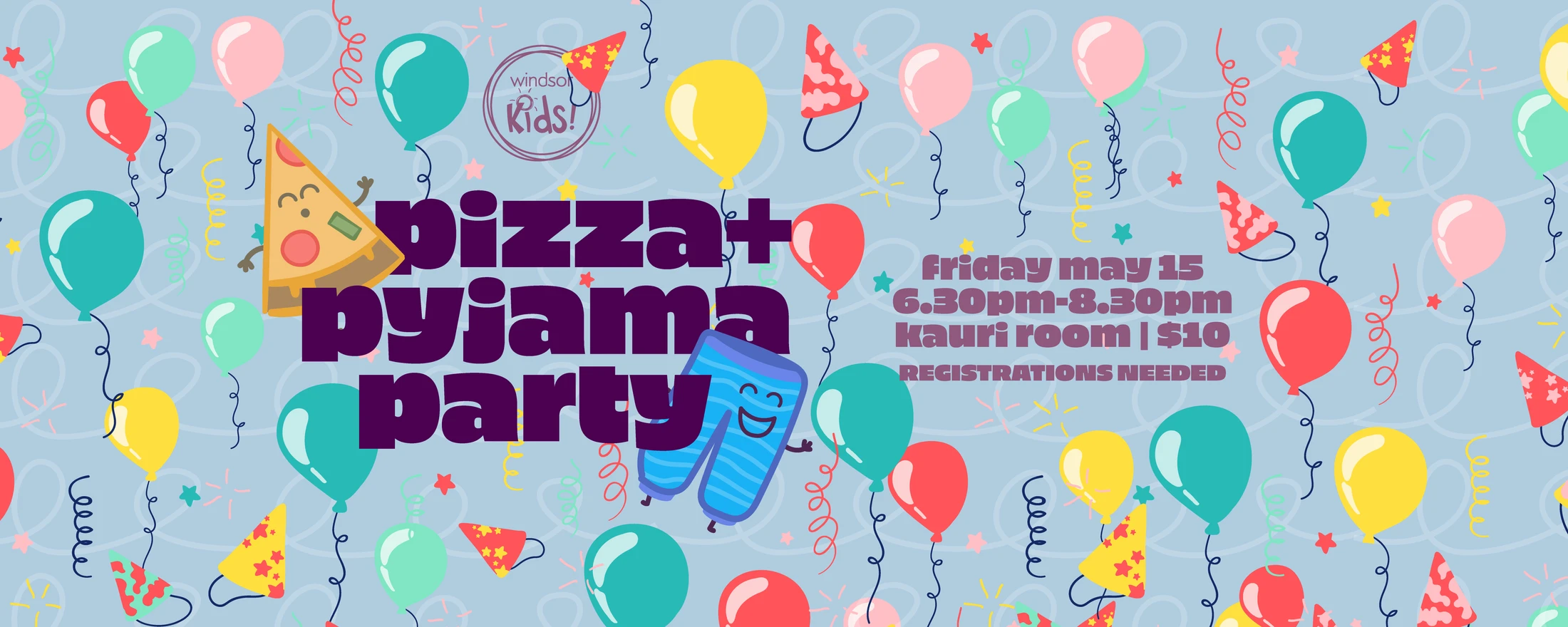 Windsor Kids: PJ Pizza Party