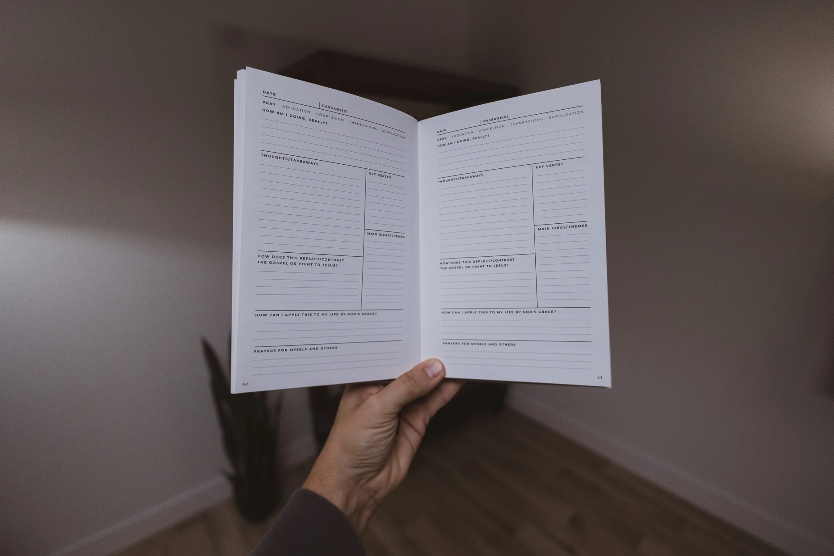 Bible Study Notes Section