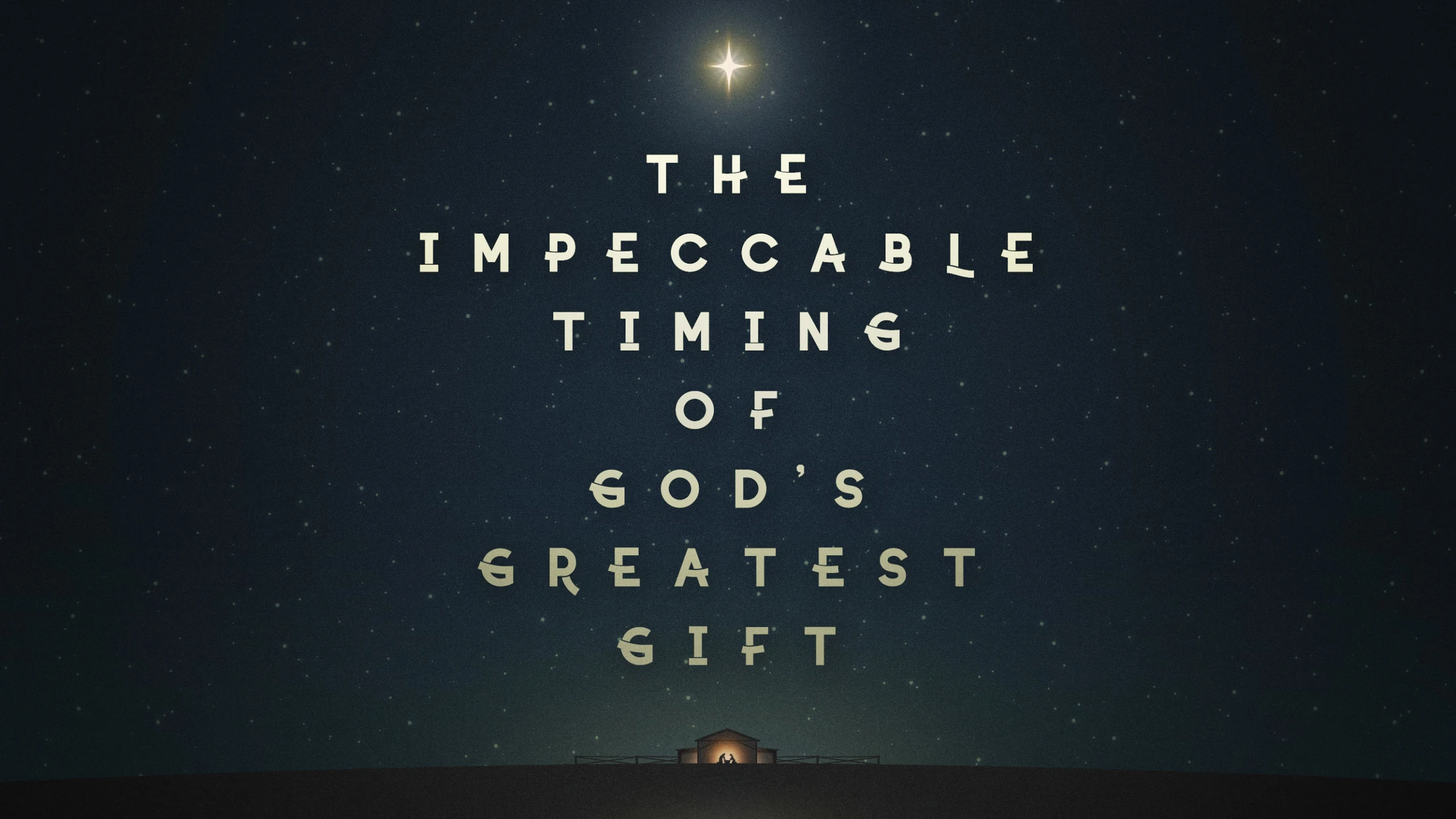 The Impeccable Timing of God's Greatest Gift