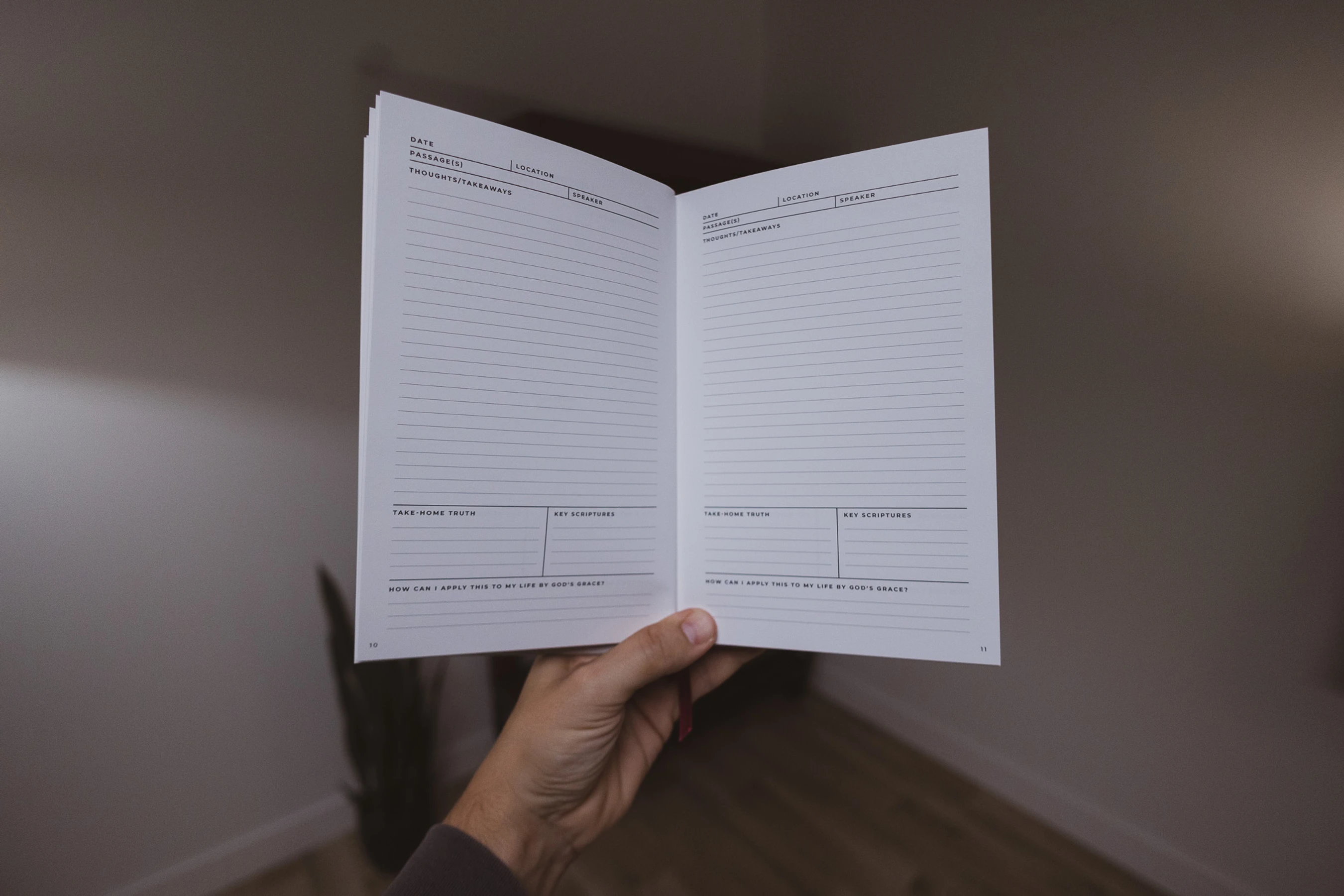Sermon Notes Section