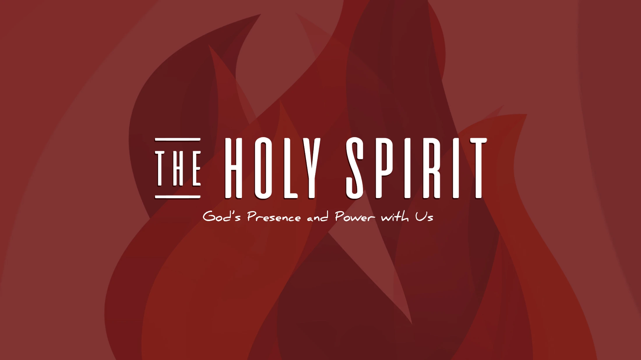 The Helping Work of the Holy Spirit