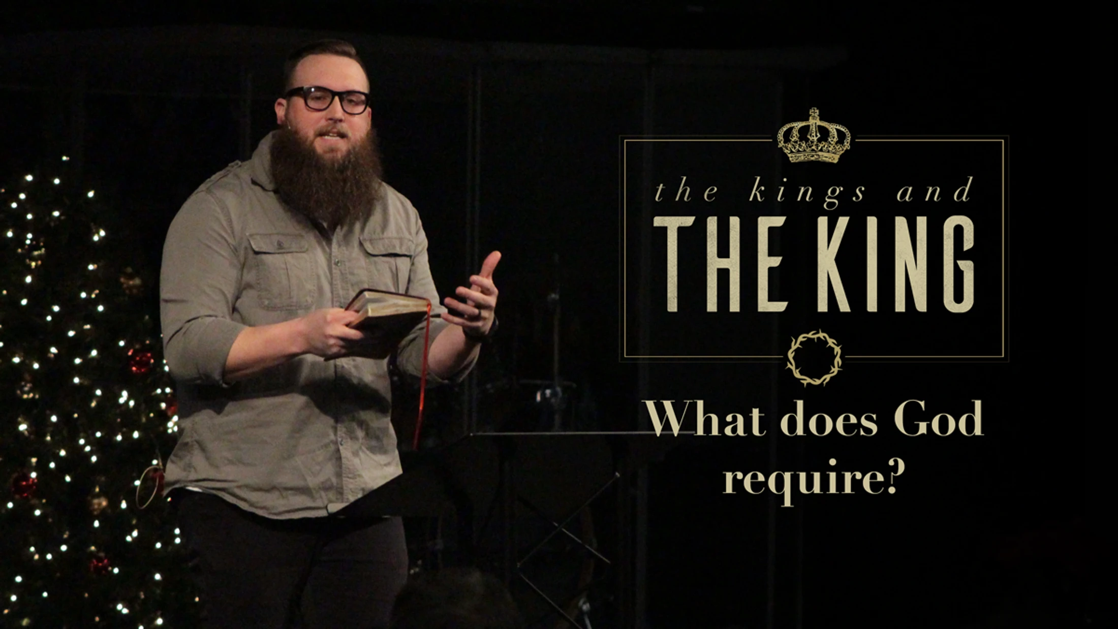 What does God require?