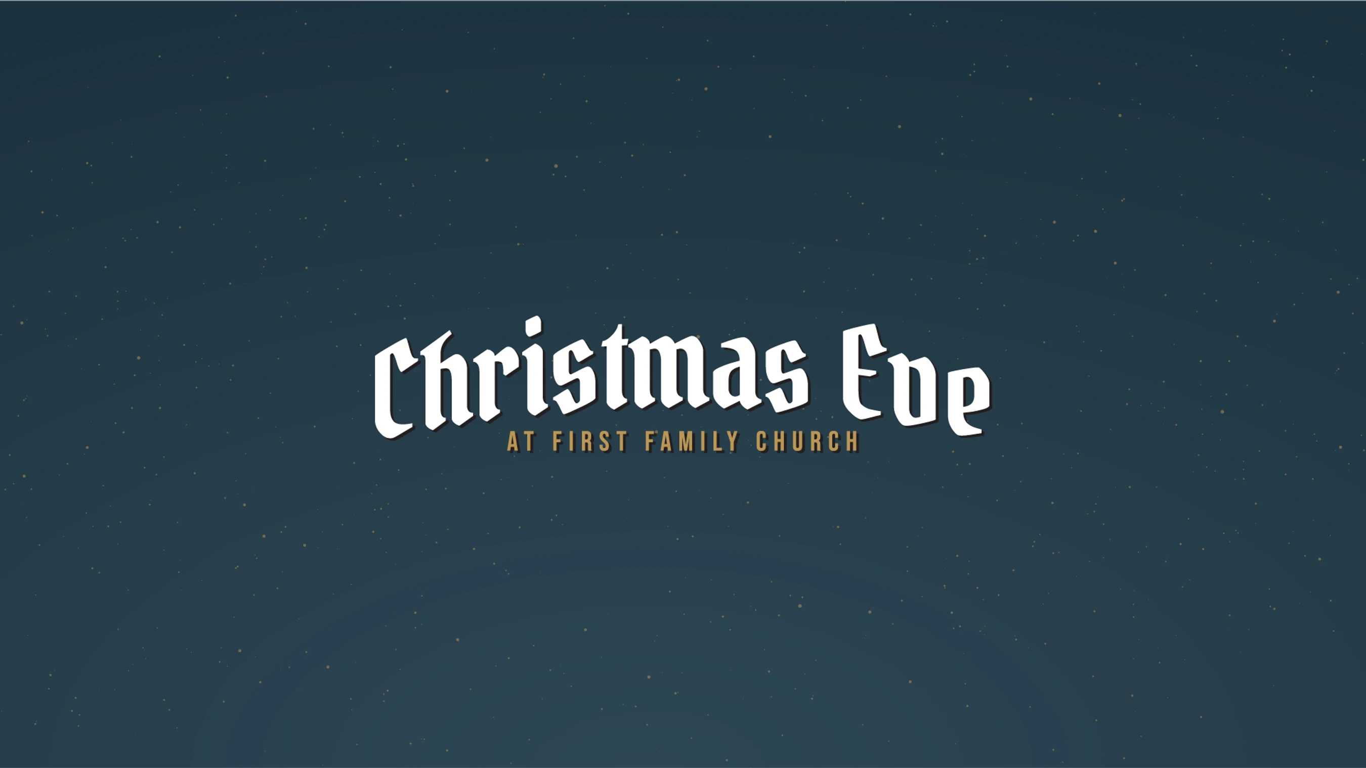 Christmas Eve at FFC