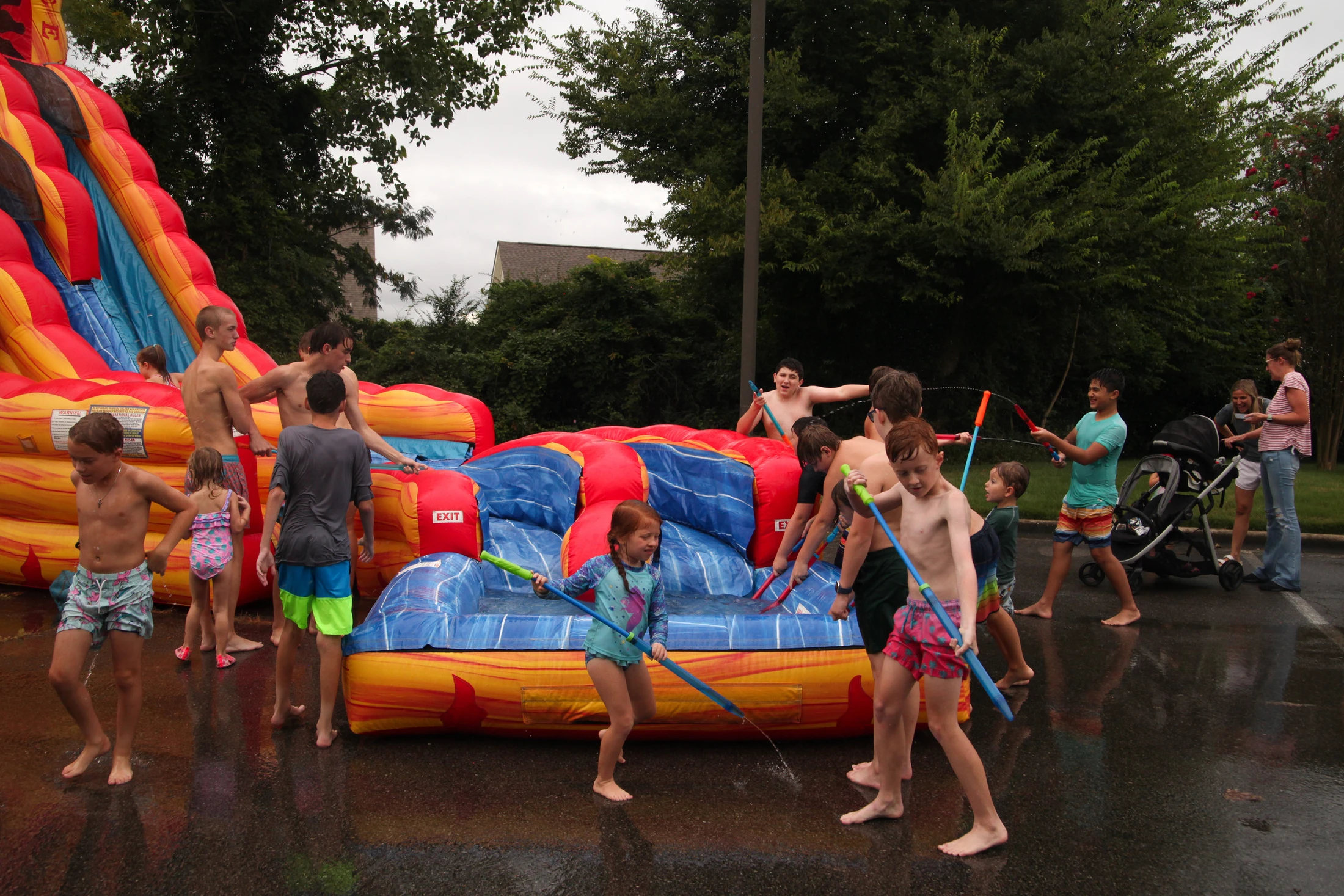 Family Waterslide Night