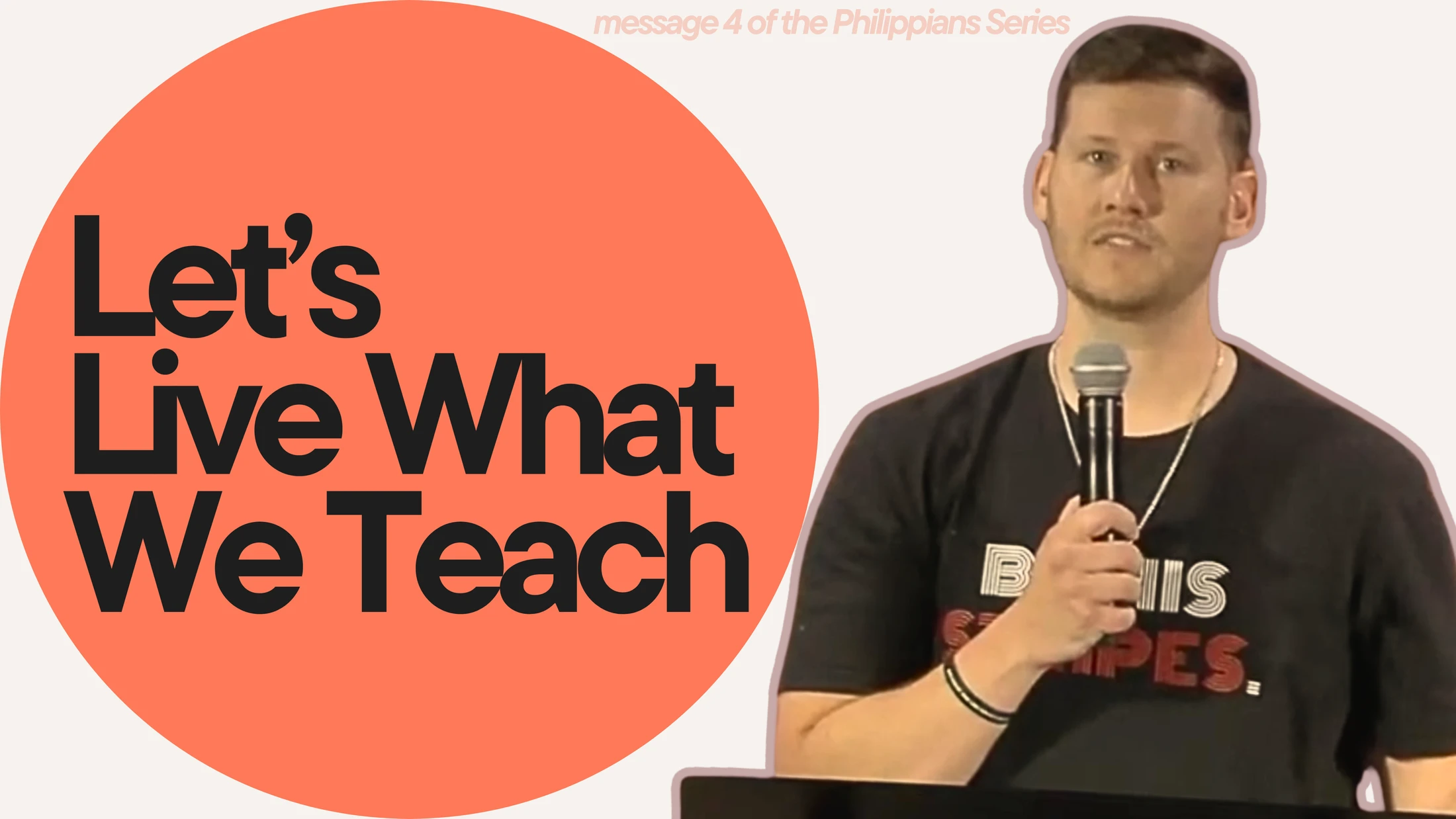 Let's Live What We Teach