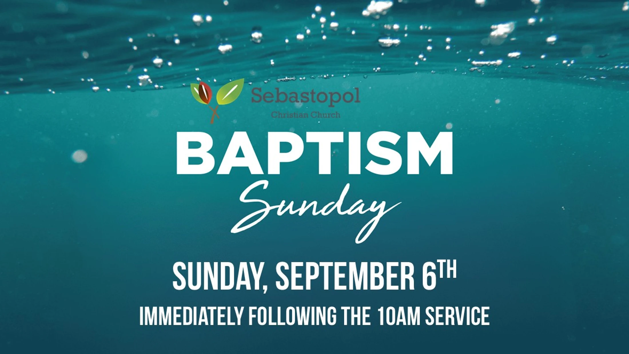 Baptism Sunday