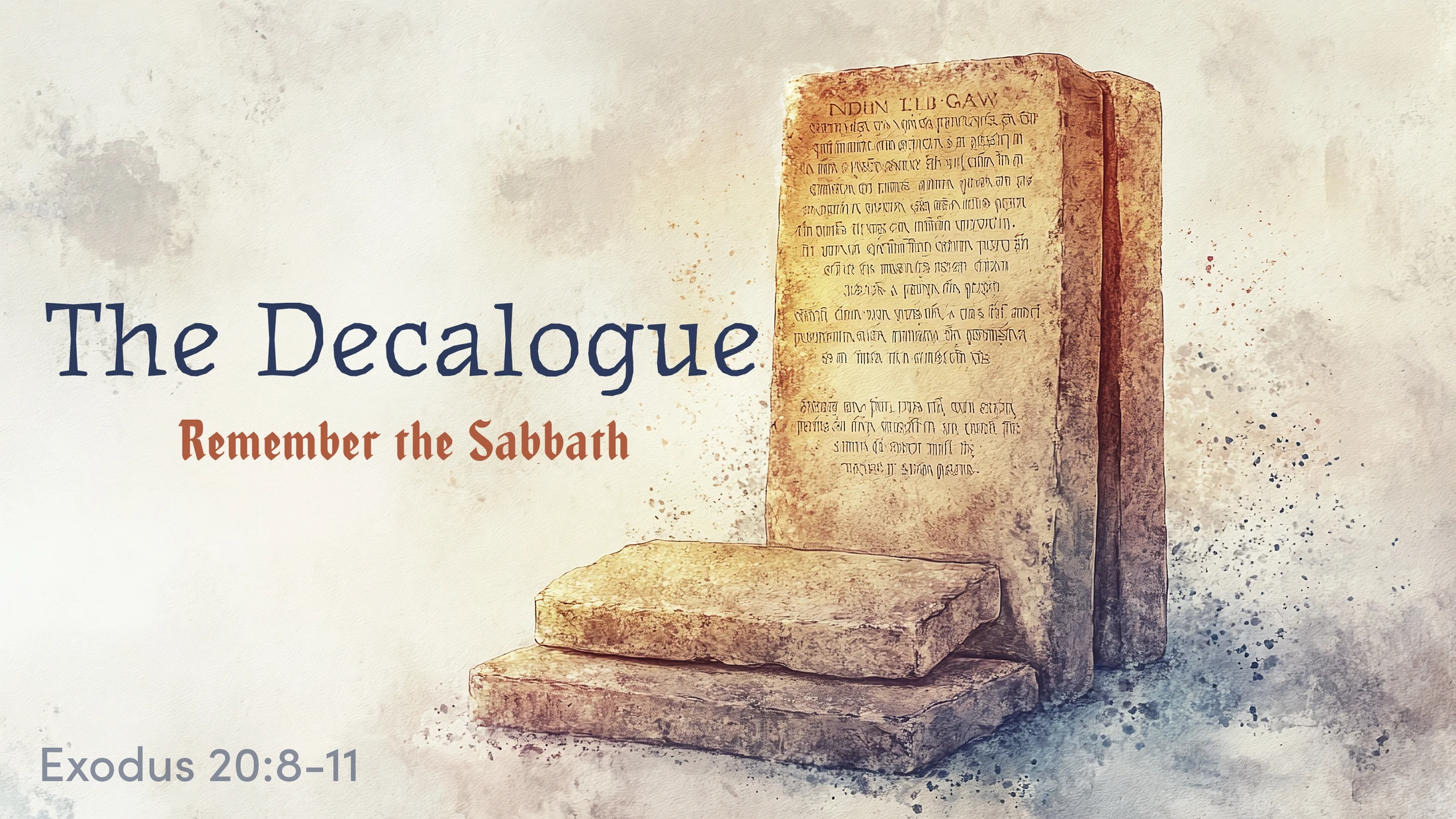 Remember The Sabbath