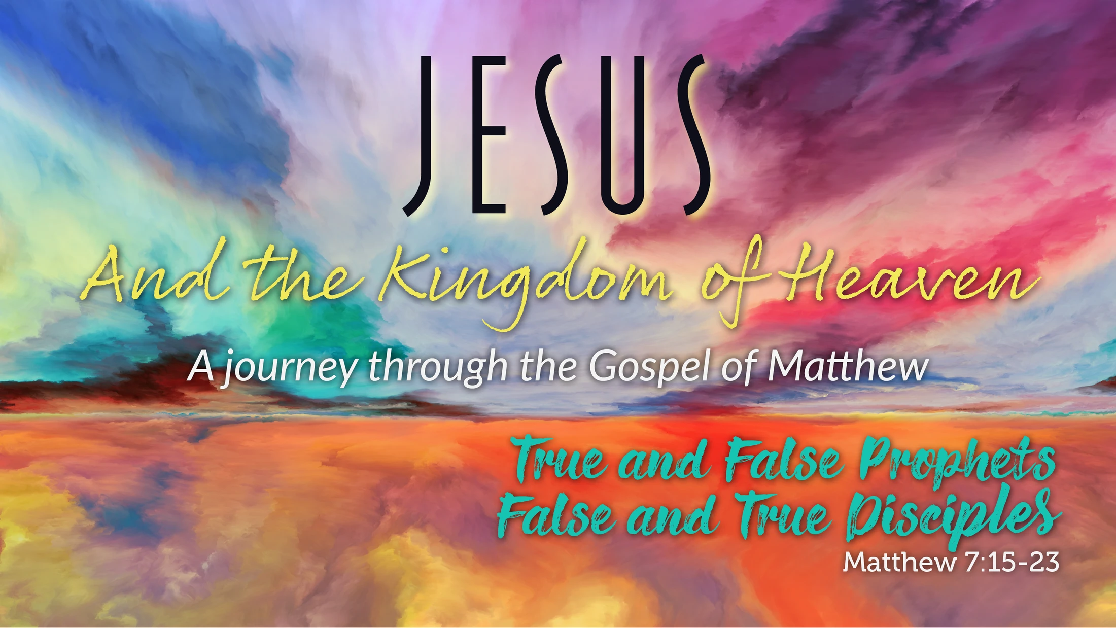 True and False Prophets, False and True Disciples