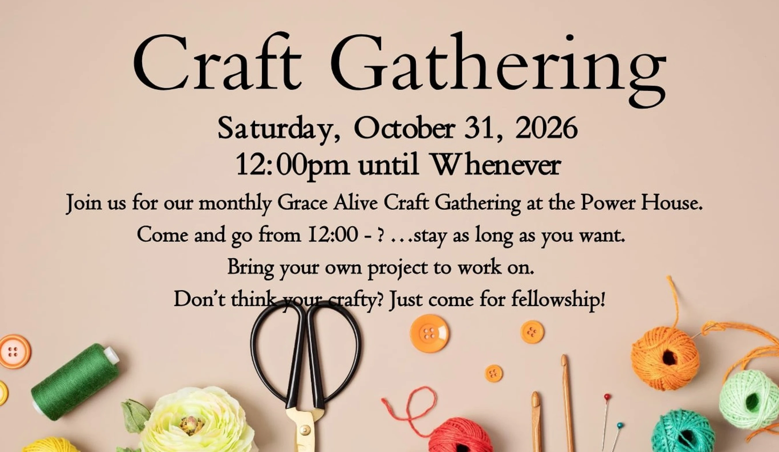Monthly Craft Gathering