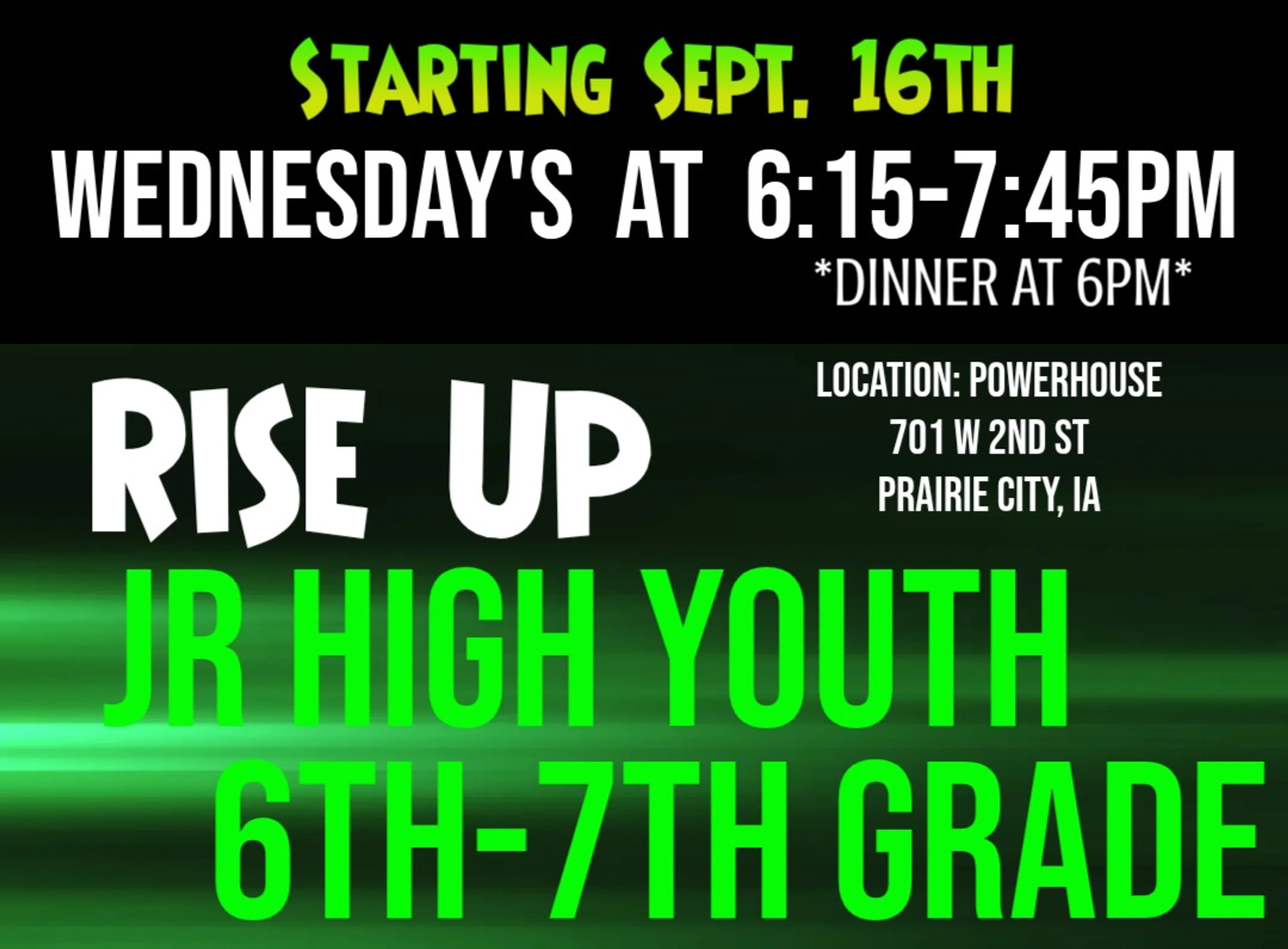 Rise Up Jr. High (6th -7th)