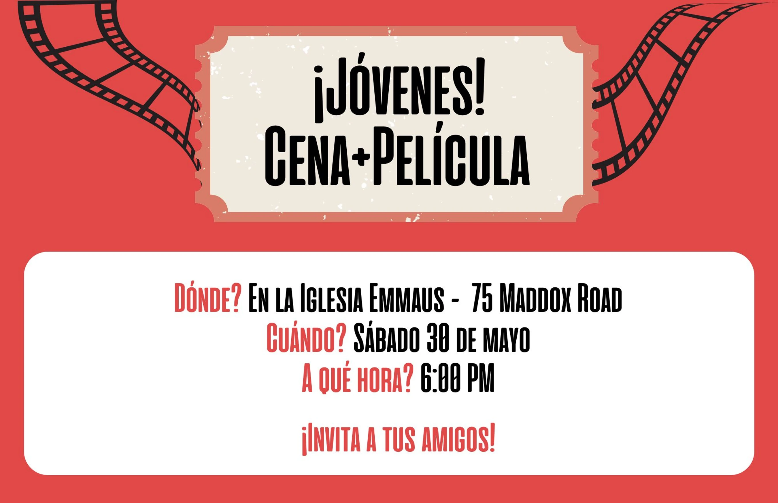 Jovenes Cena + Película