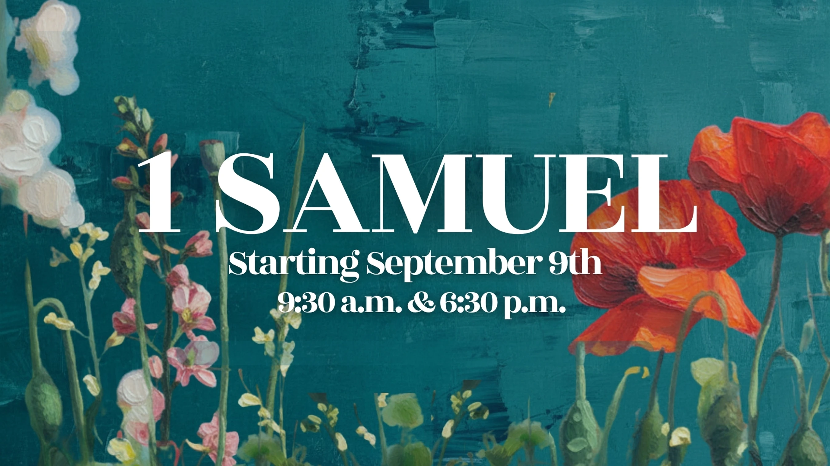 1 Samuel Bible Study