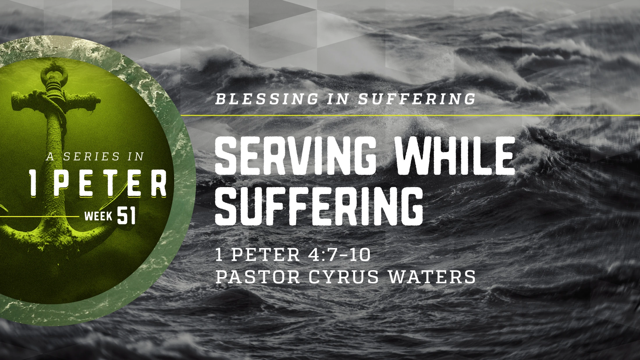 Serving While Suffering