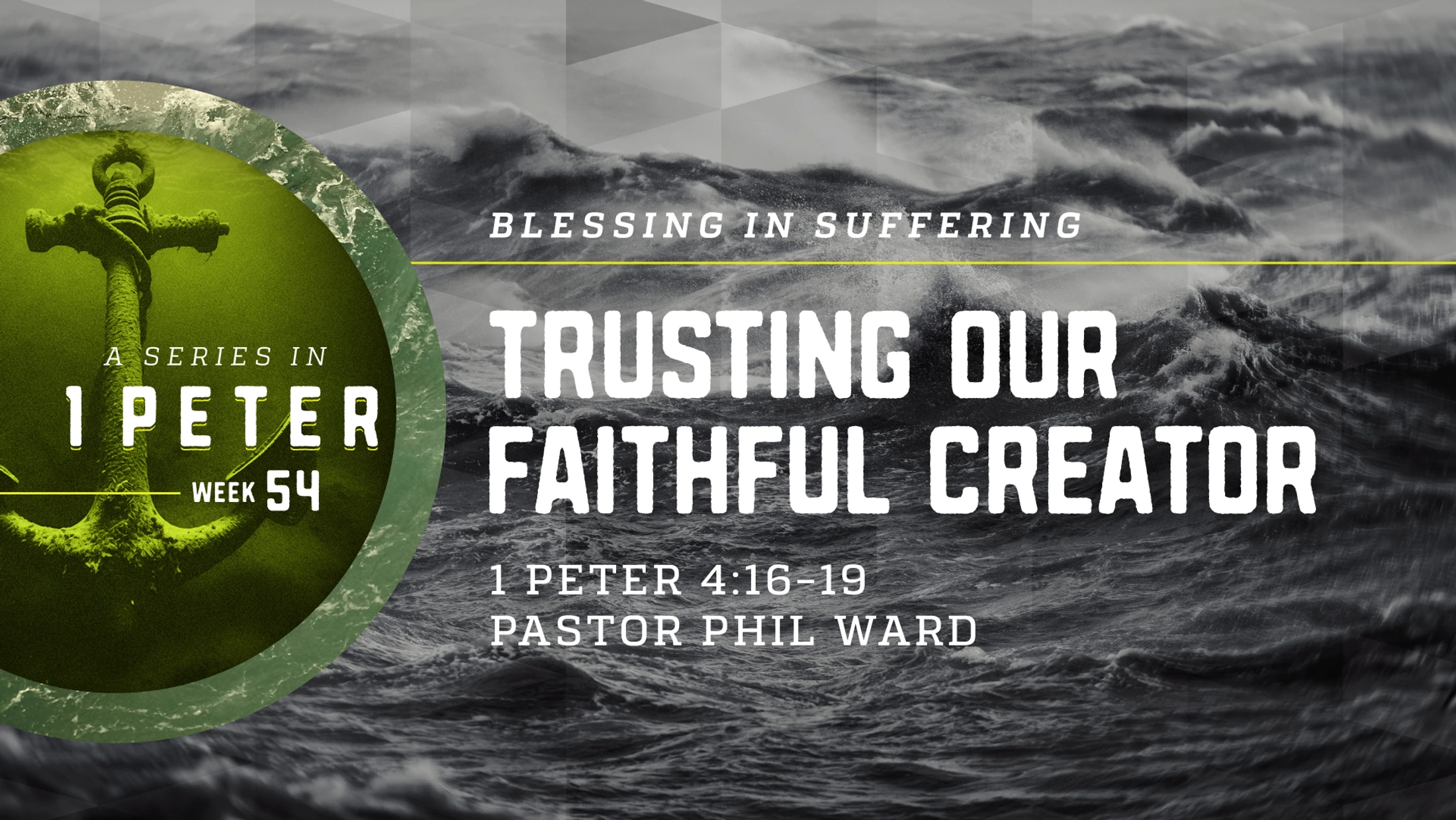 Trusting Our Faithful Creator