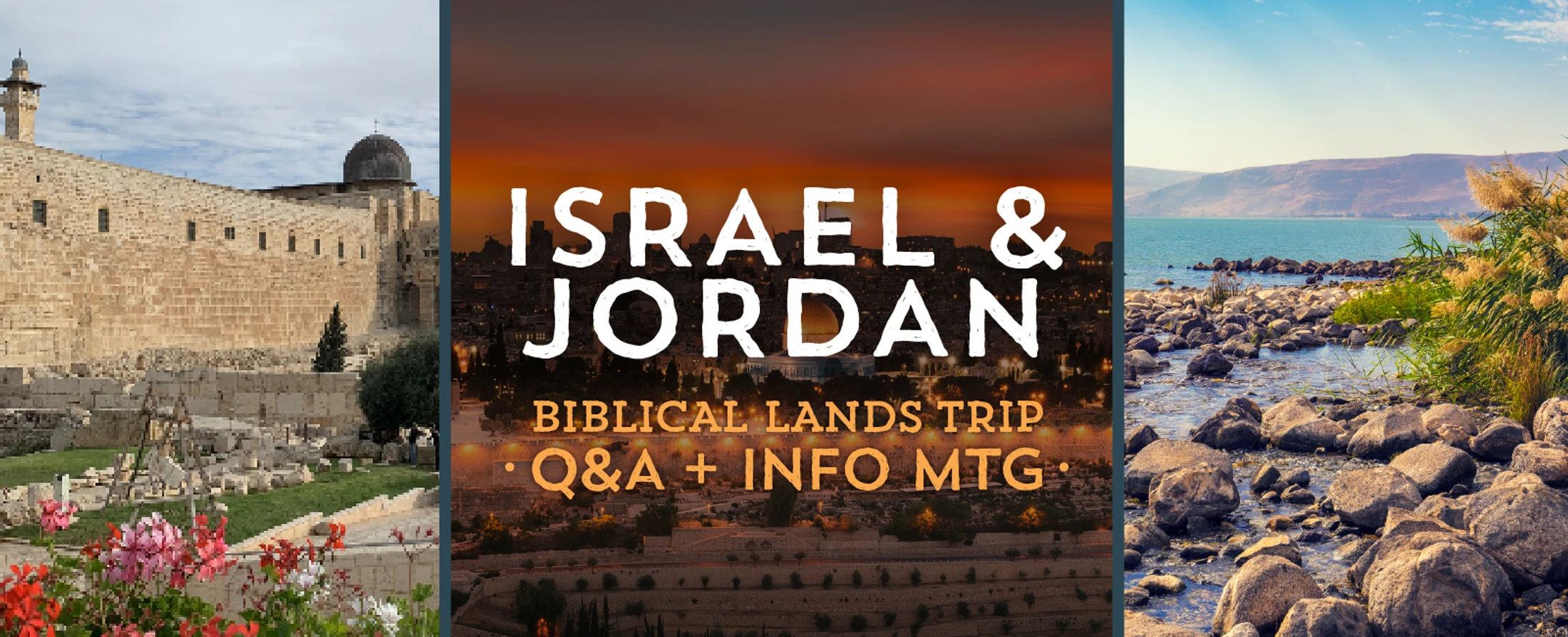Israel & Jordan Info Meeting