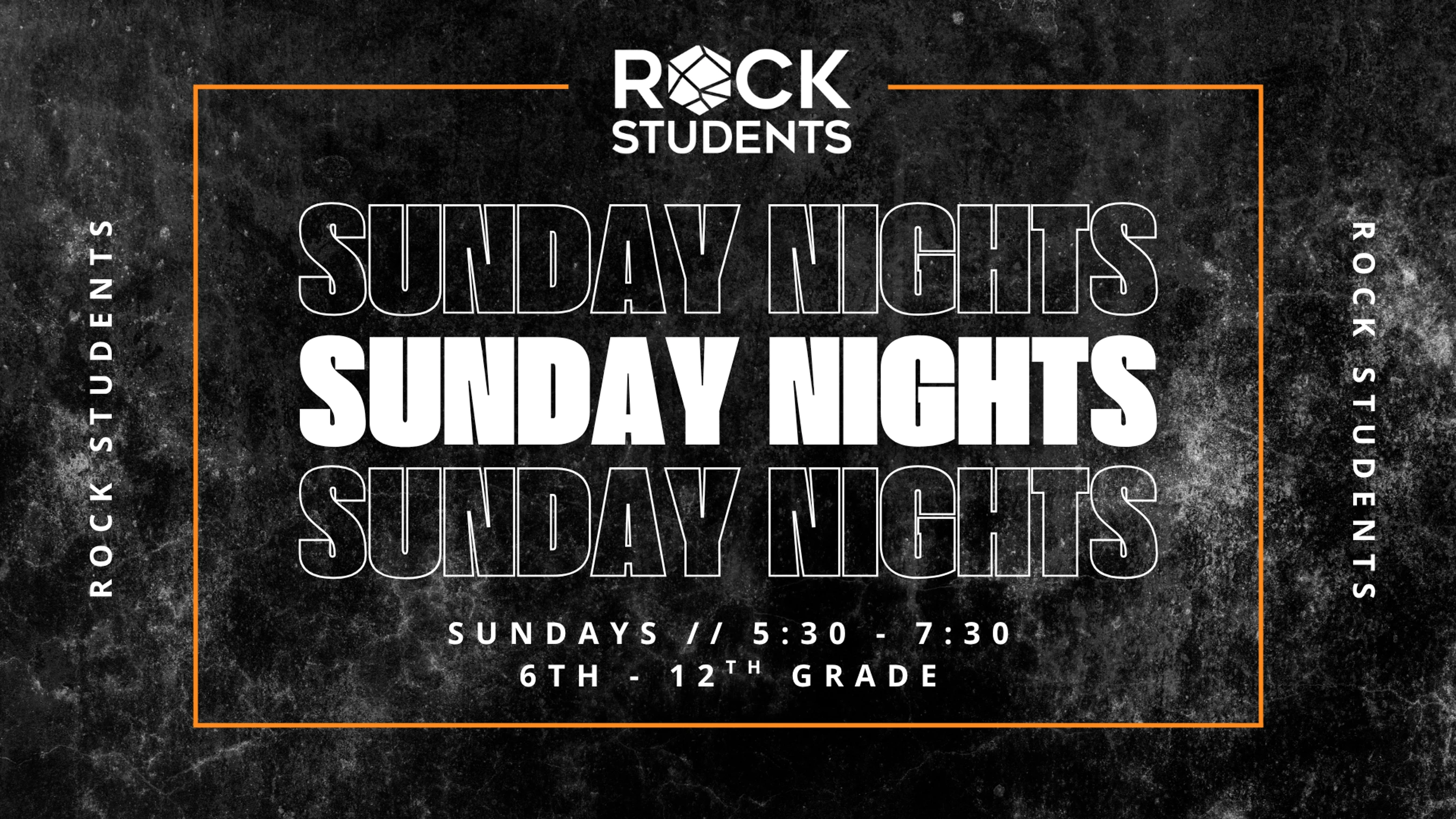 <b>Sunday Nights (Grades 6-12)</b>