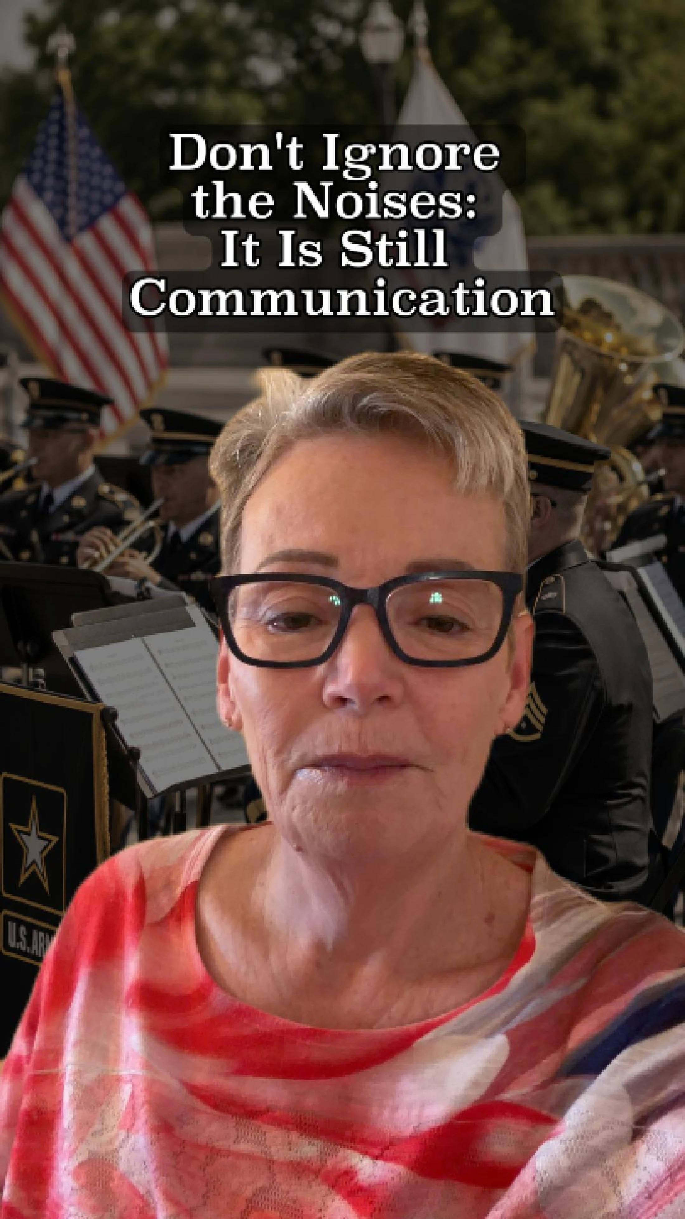 Don't Ignore the Noises: It Is Still Communication
