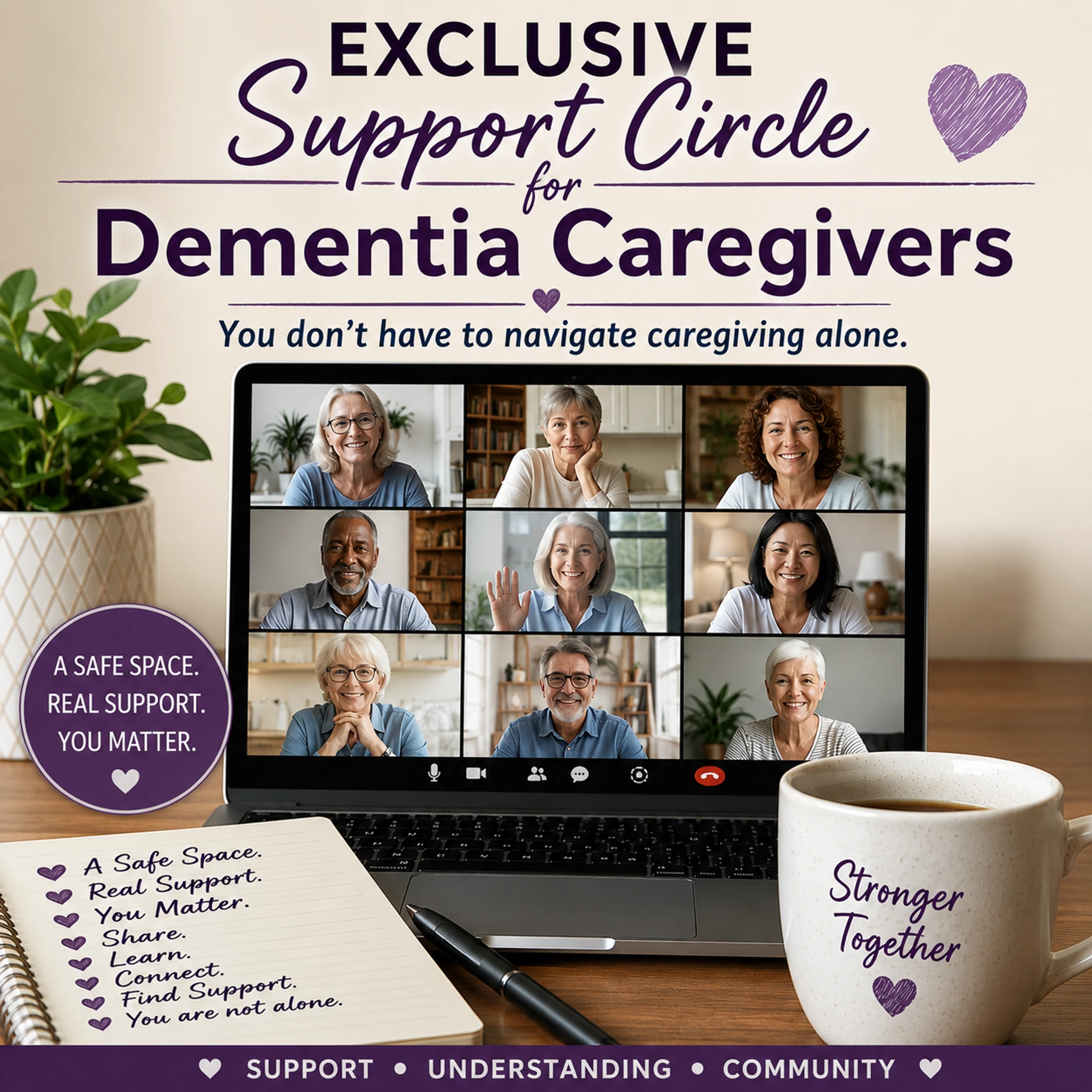 Exclusive Support Circle for Dementia Caregivers