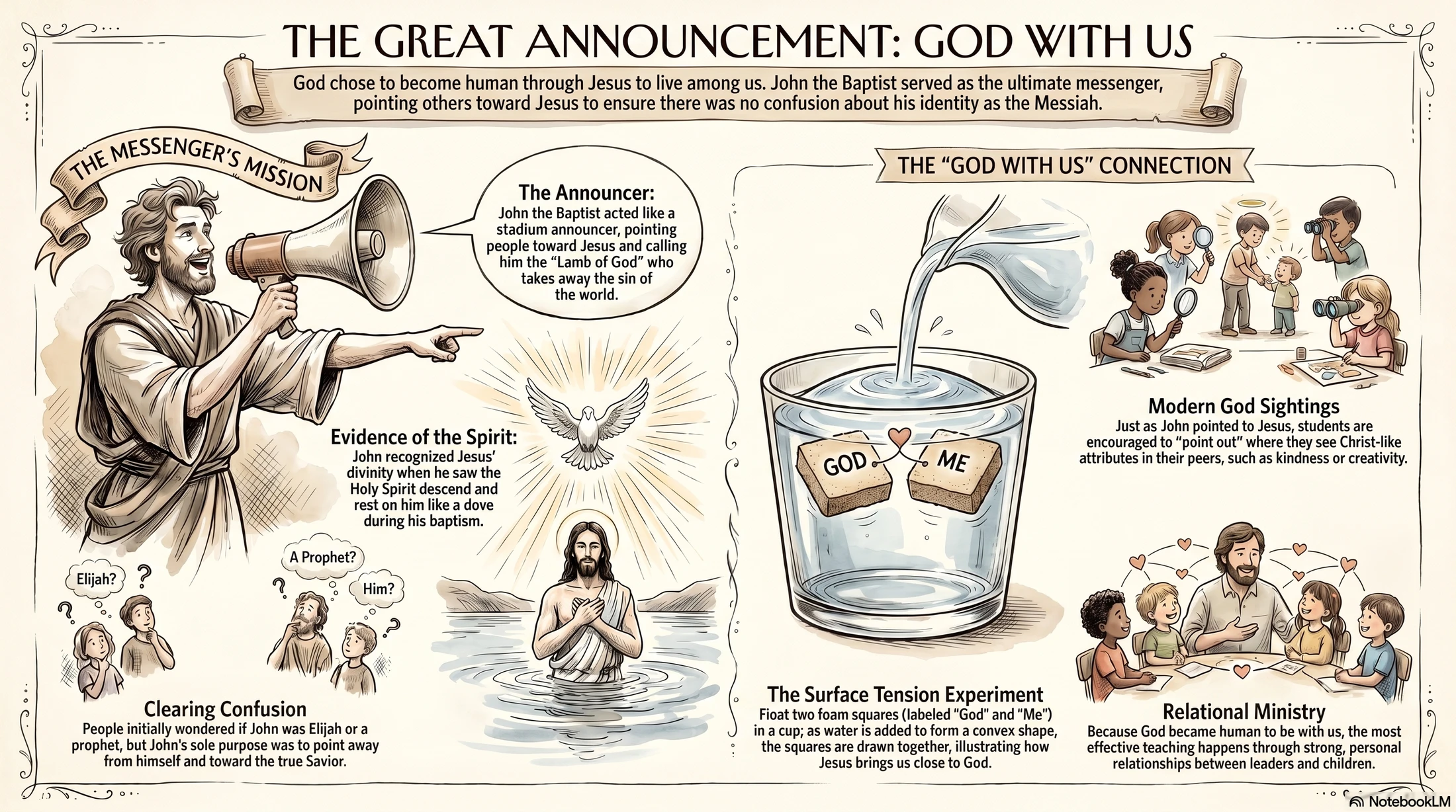 John the Baptist Announces Jesus