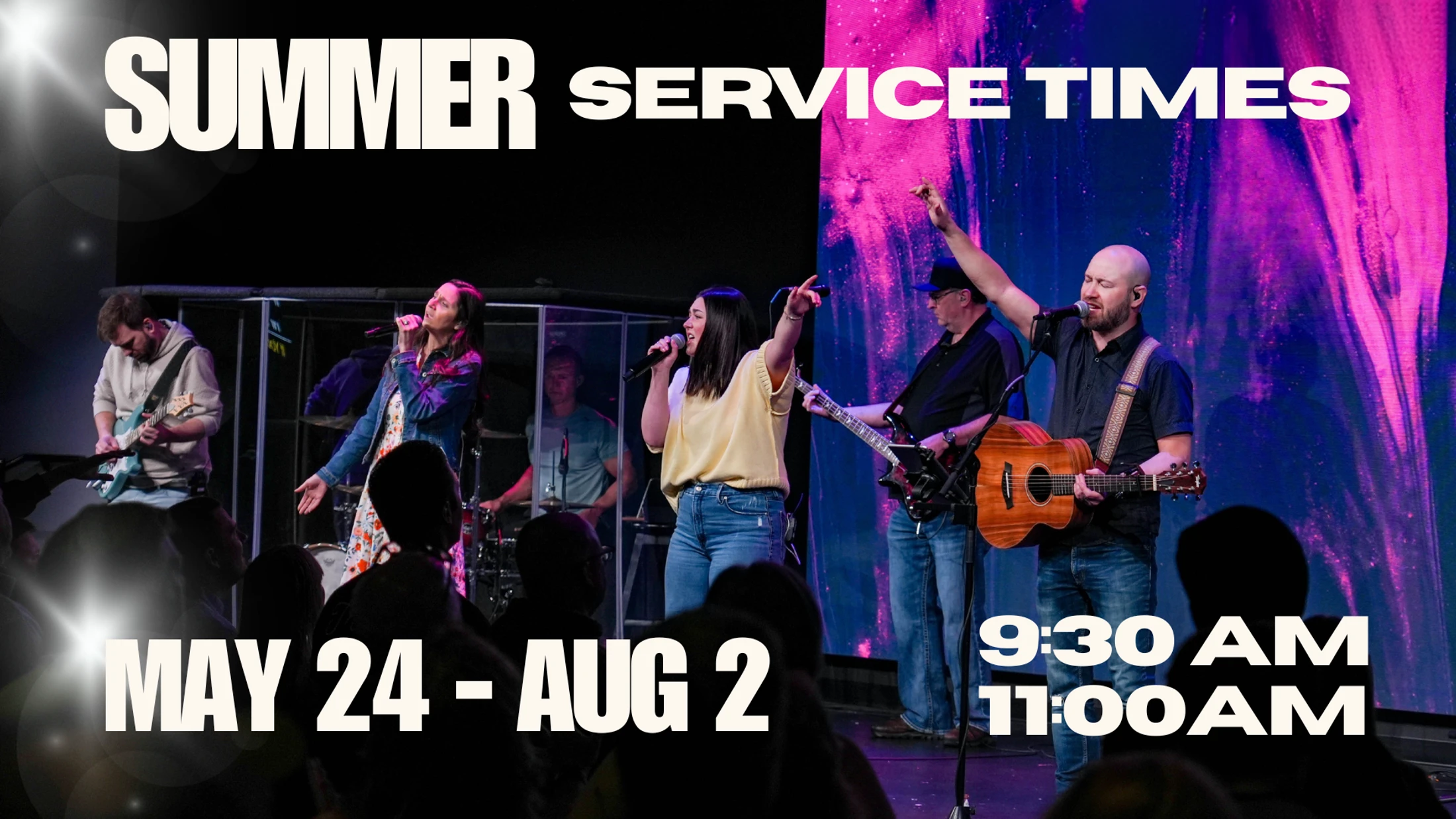 Summer Service Times