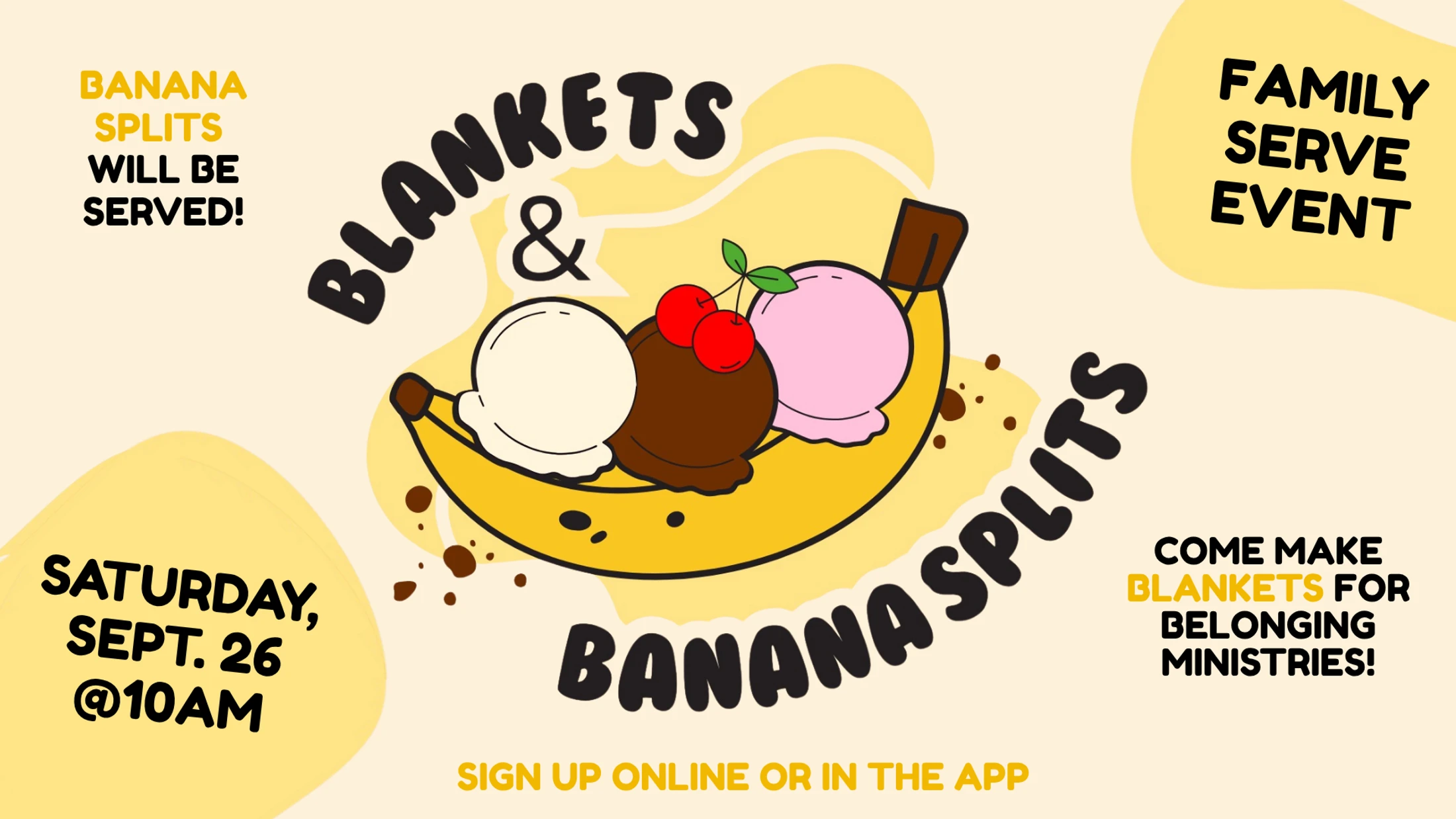 Blankets & Banana Splits