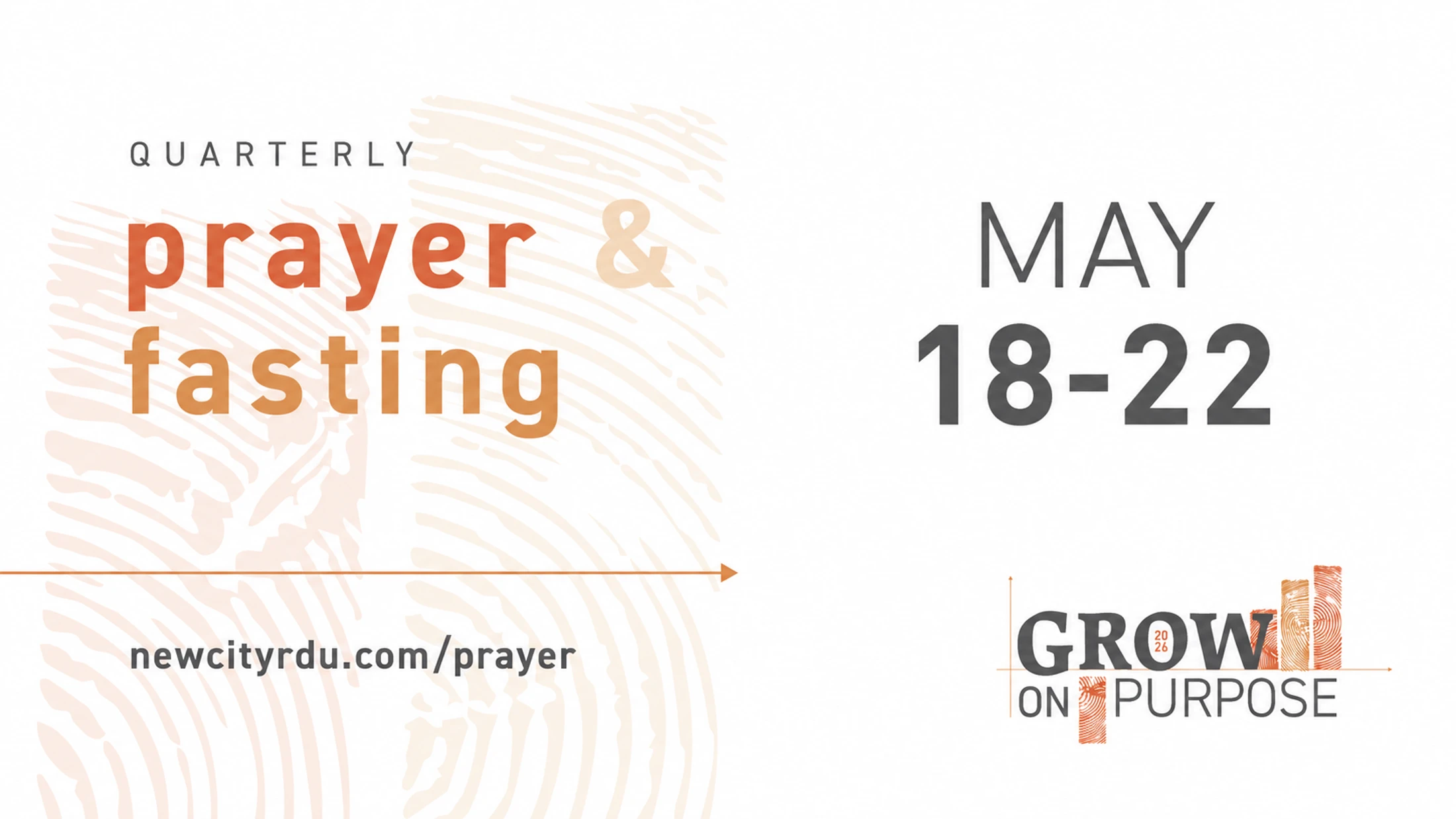 5 Days of Prayer and Fasting