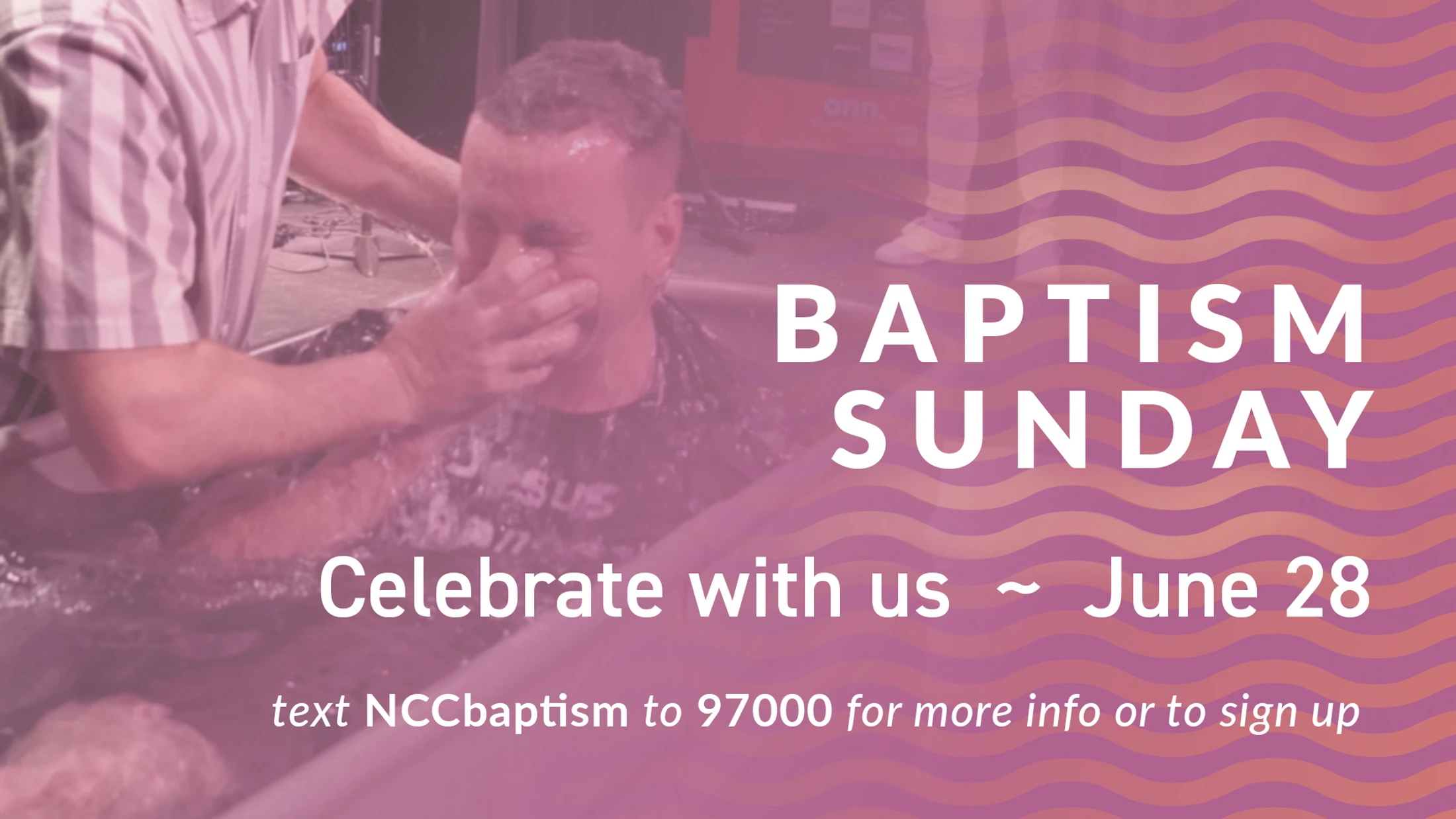Baptism Sunday
