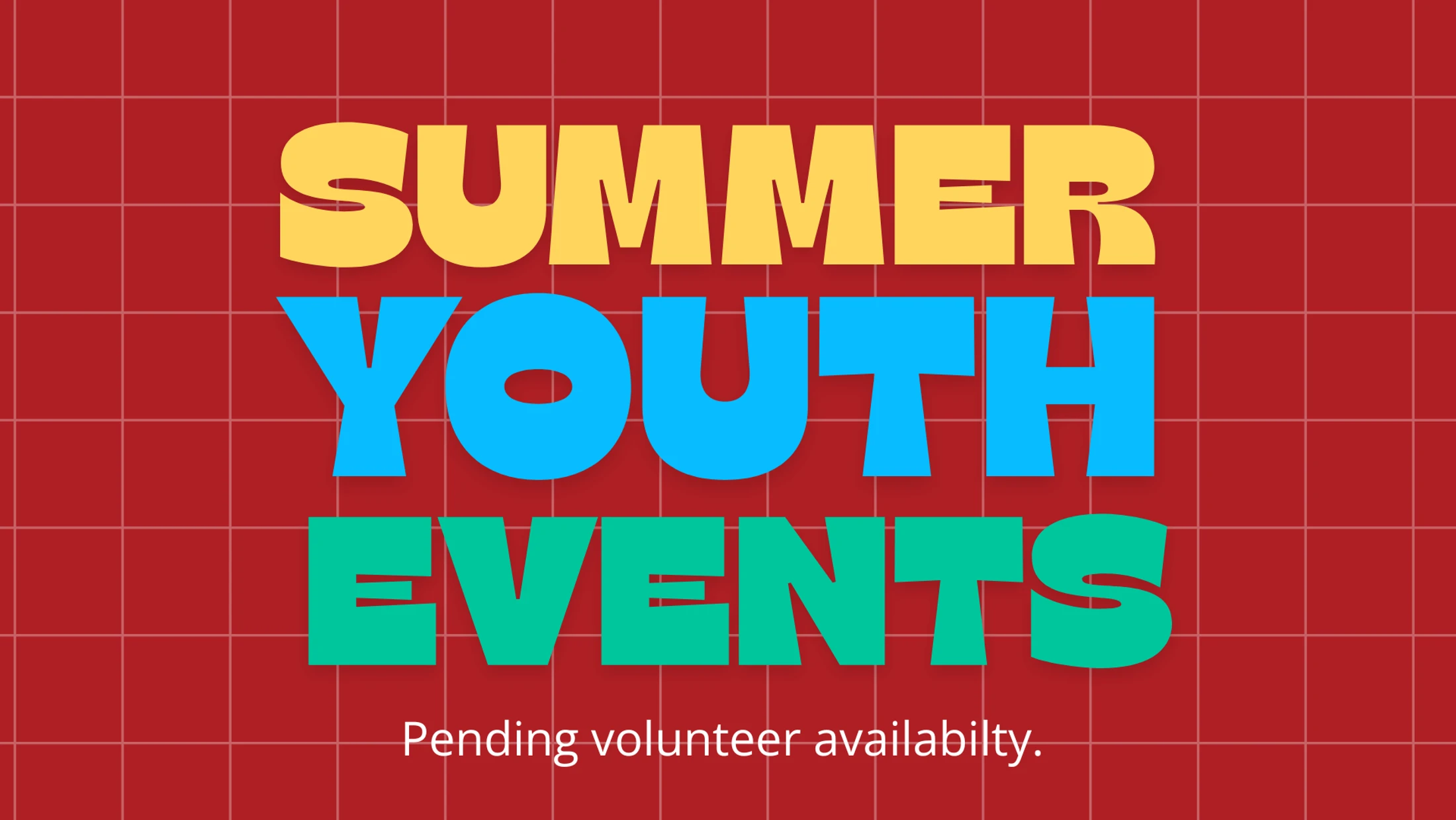 Summer Youth (July) Event