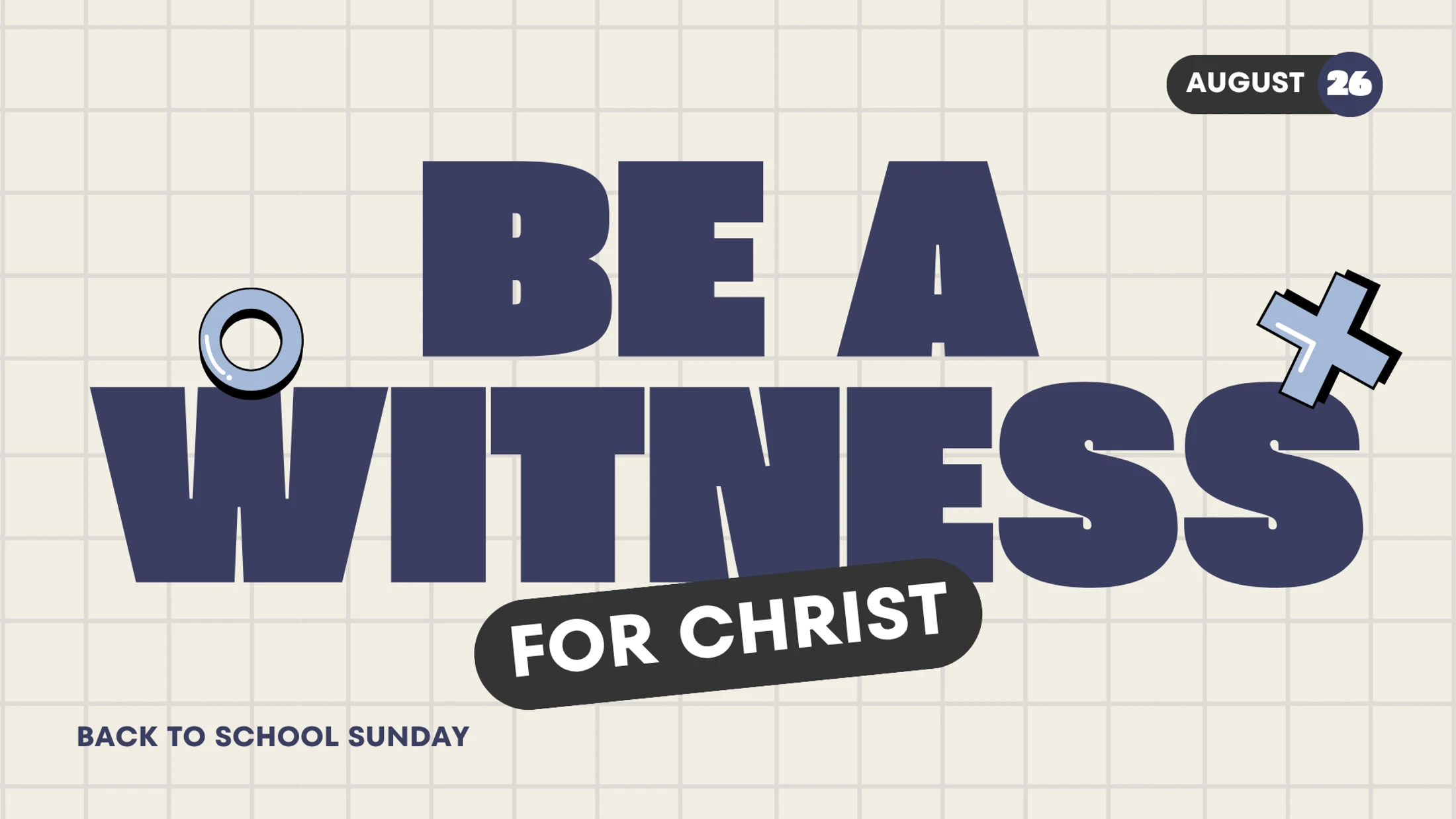 Be a Witness for Christ