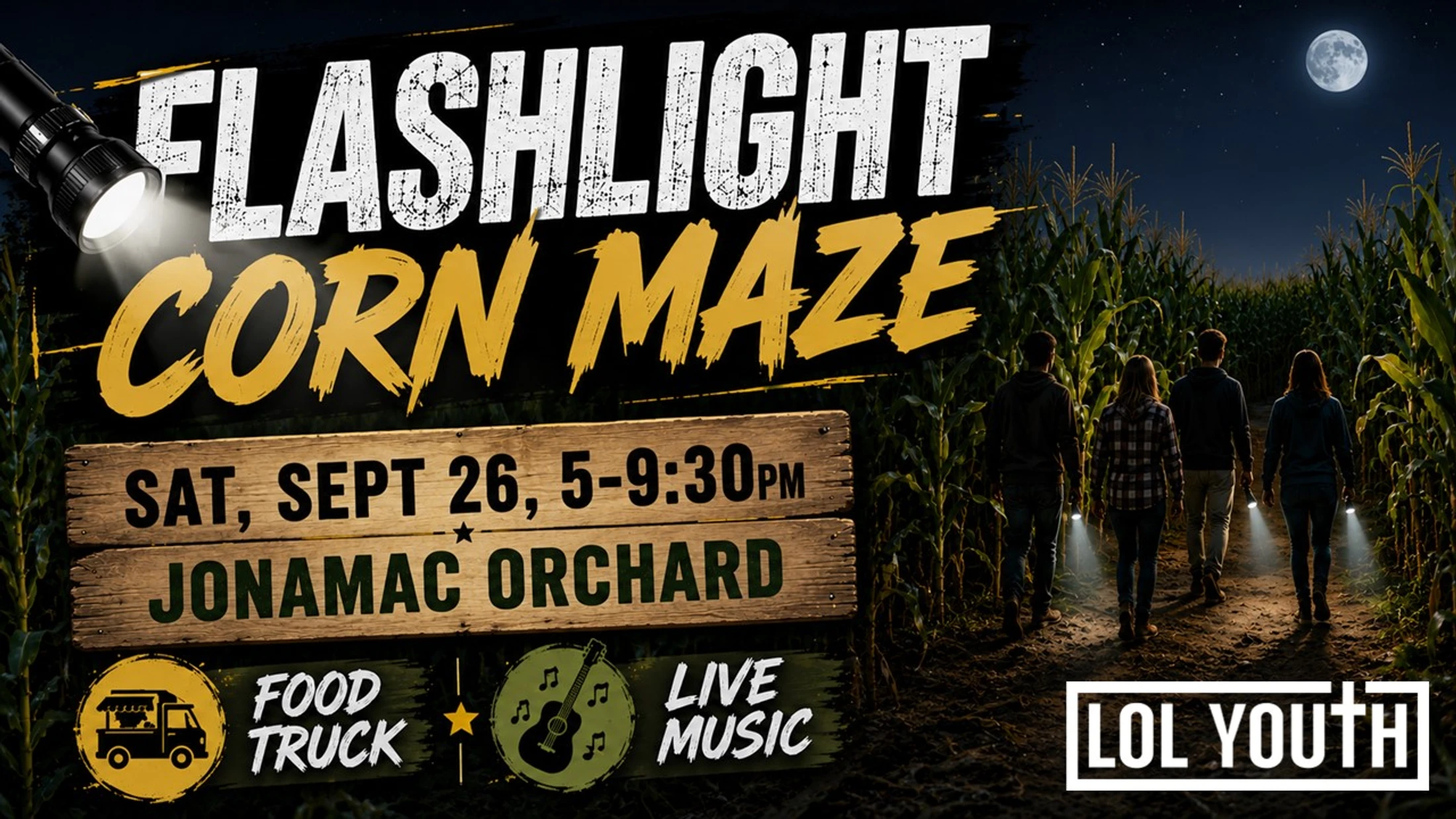Flashlight Corn Maze