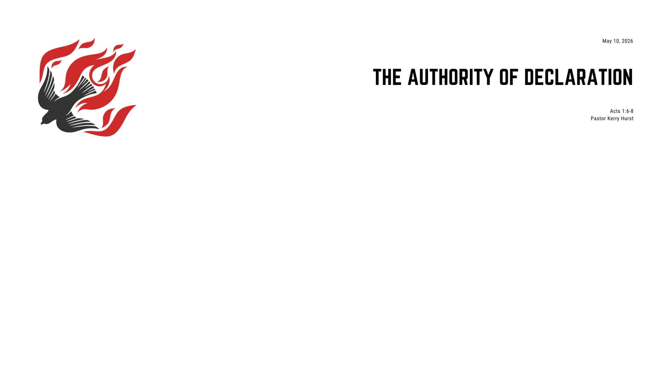The Authority of Declaration