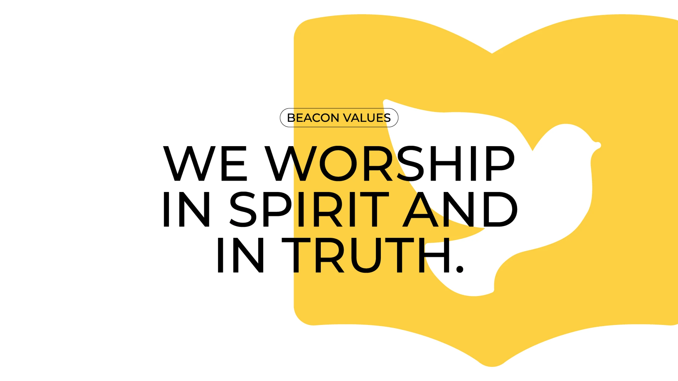 Beacon Mission & Values Wk 2 - Ps Josiah Wilson "Worship in Spirit and in Truth"