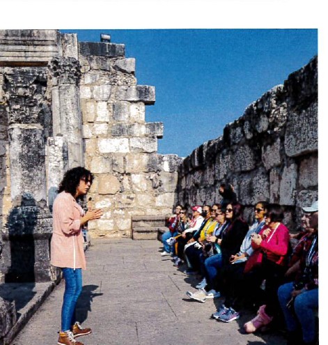 Teaching at an ancient site
