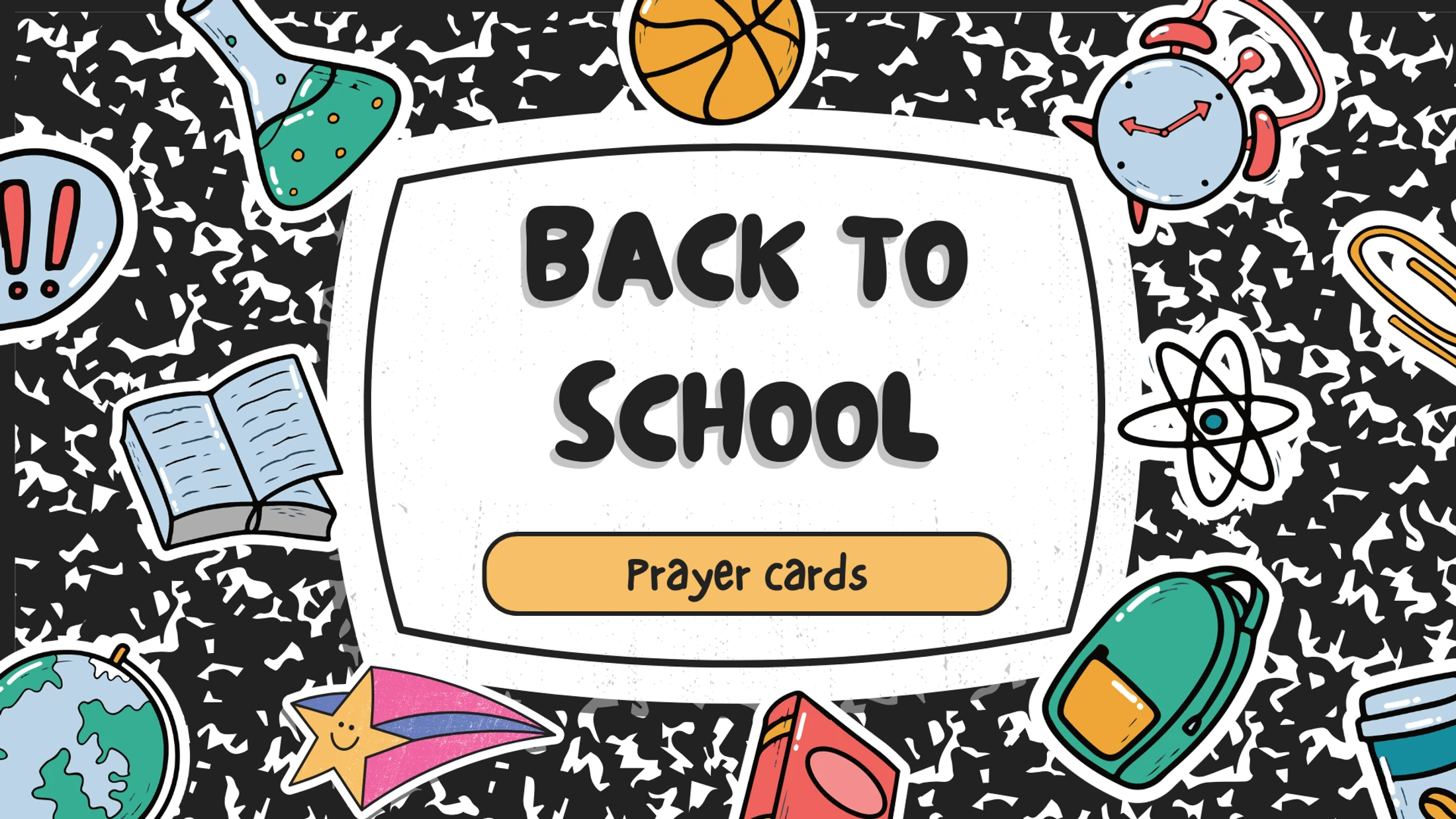 Back To School Prayer Cards