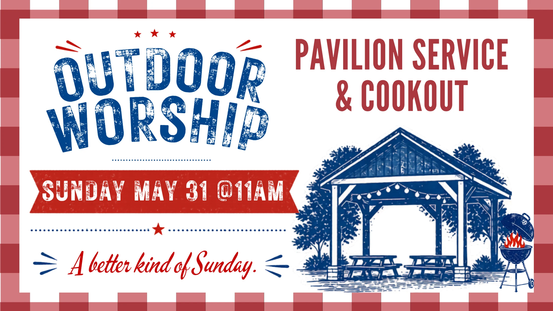 Outdoor Service and Cookout - Dog Friendly