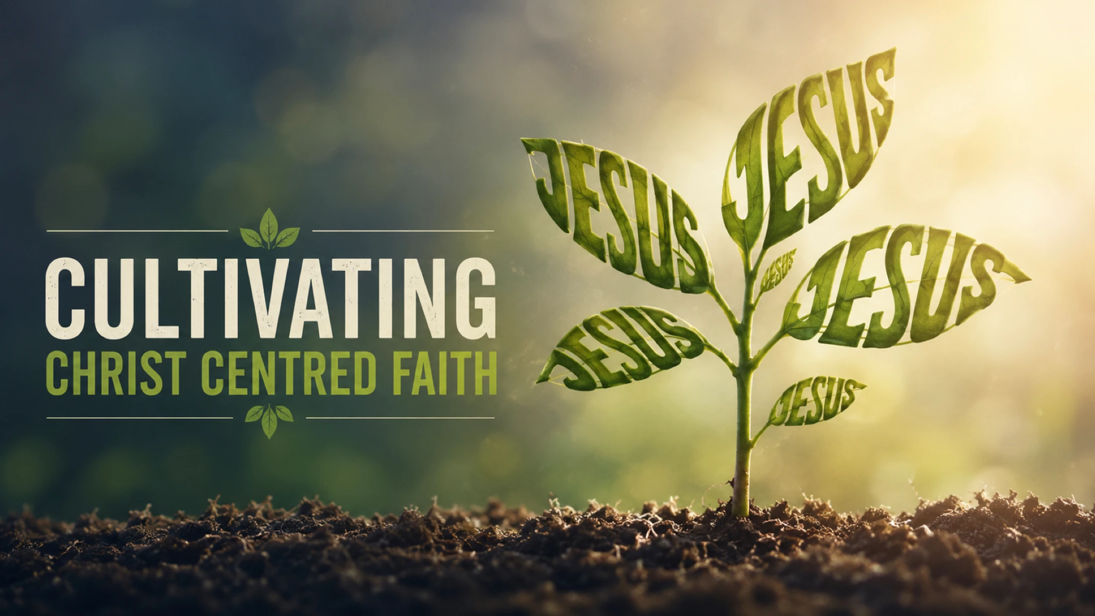 Cultivating Christ Centred Faith