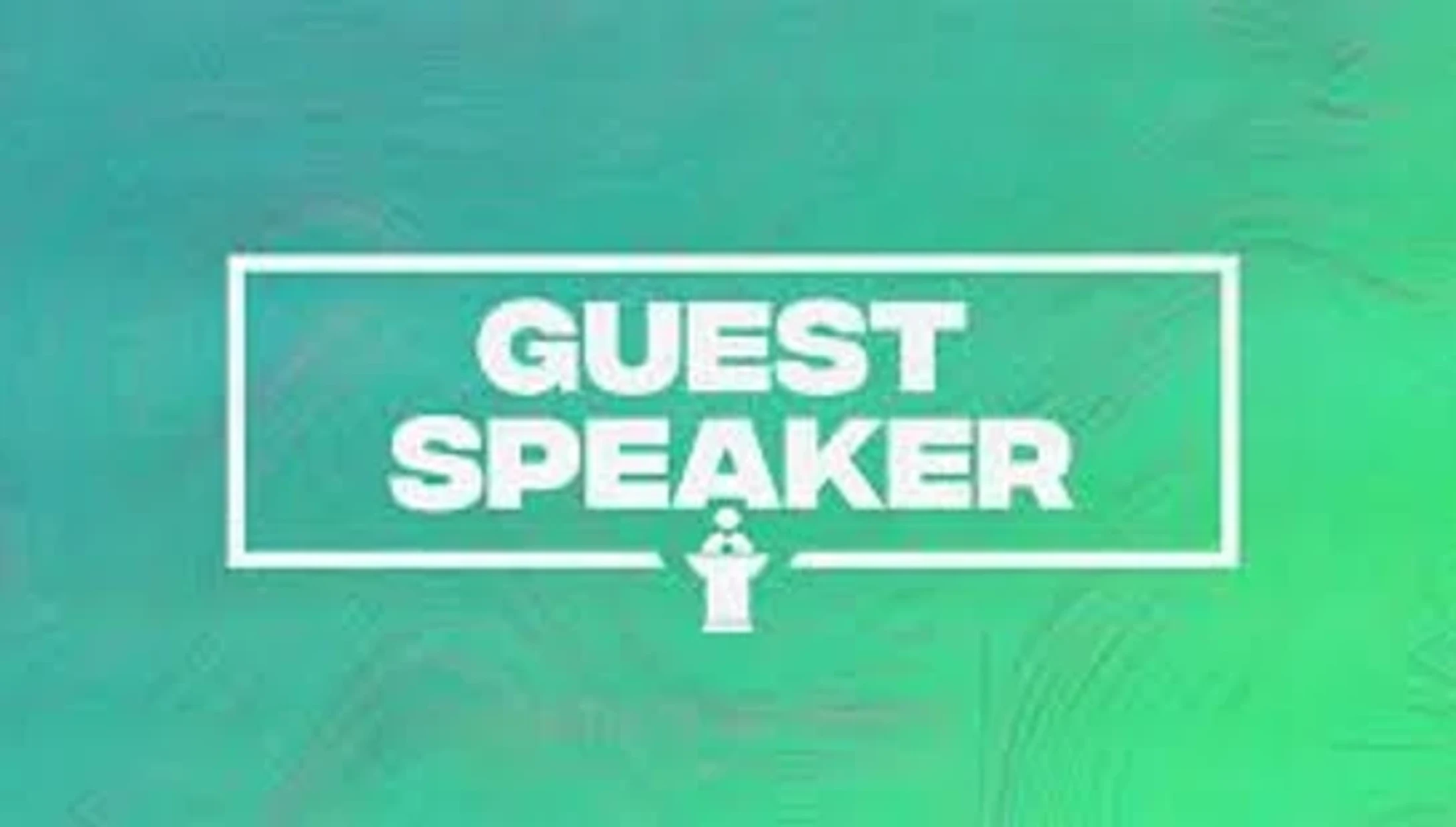 Guest Speaker - Robert Hinson