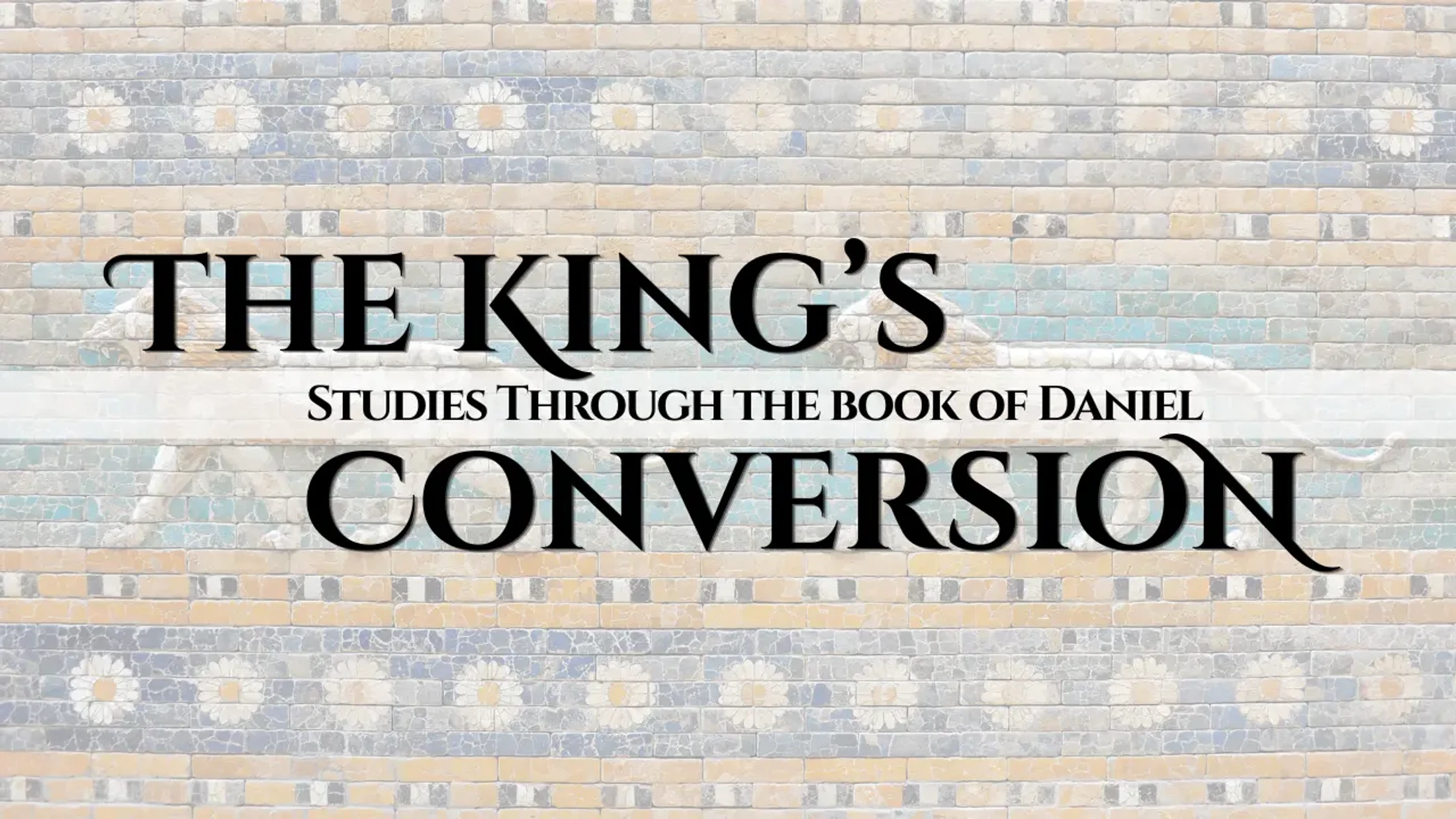 The King’s Conversion