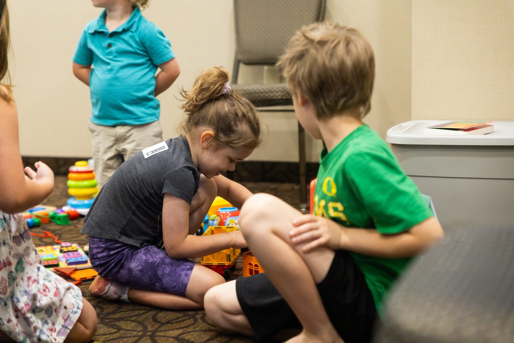 Kids playing together during Kids Ministry at Lilac City Church