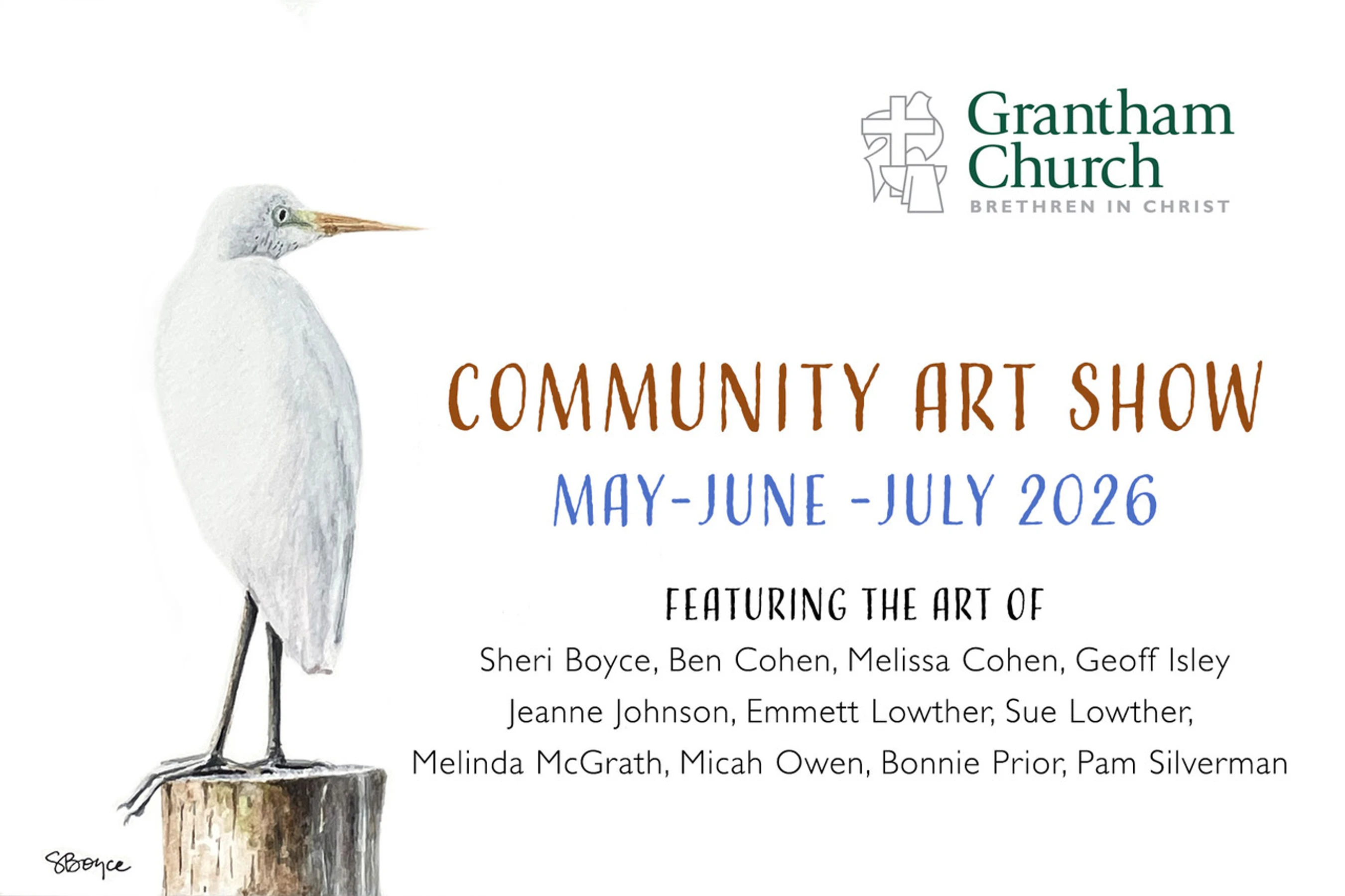 IN THE ART GALLERY: COMMUNITY ART SHOW 2026