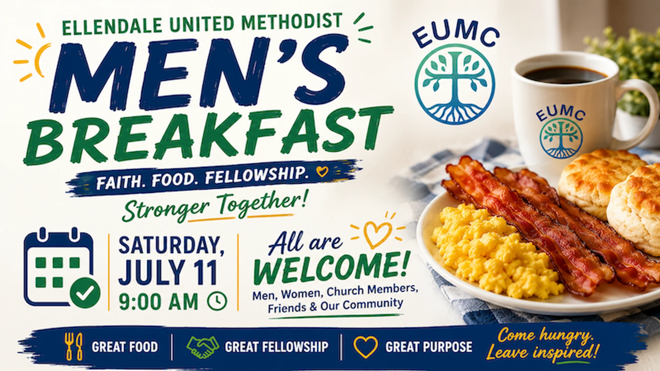 Special Men's Breakfast: EVERYONE IS INVITED!