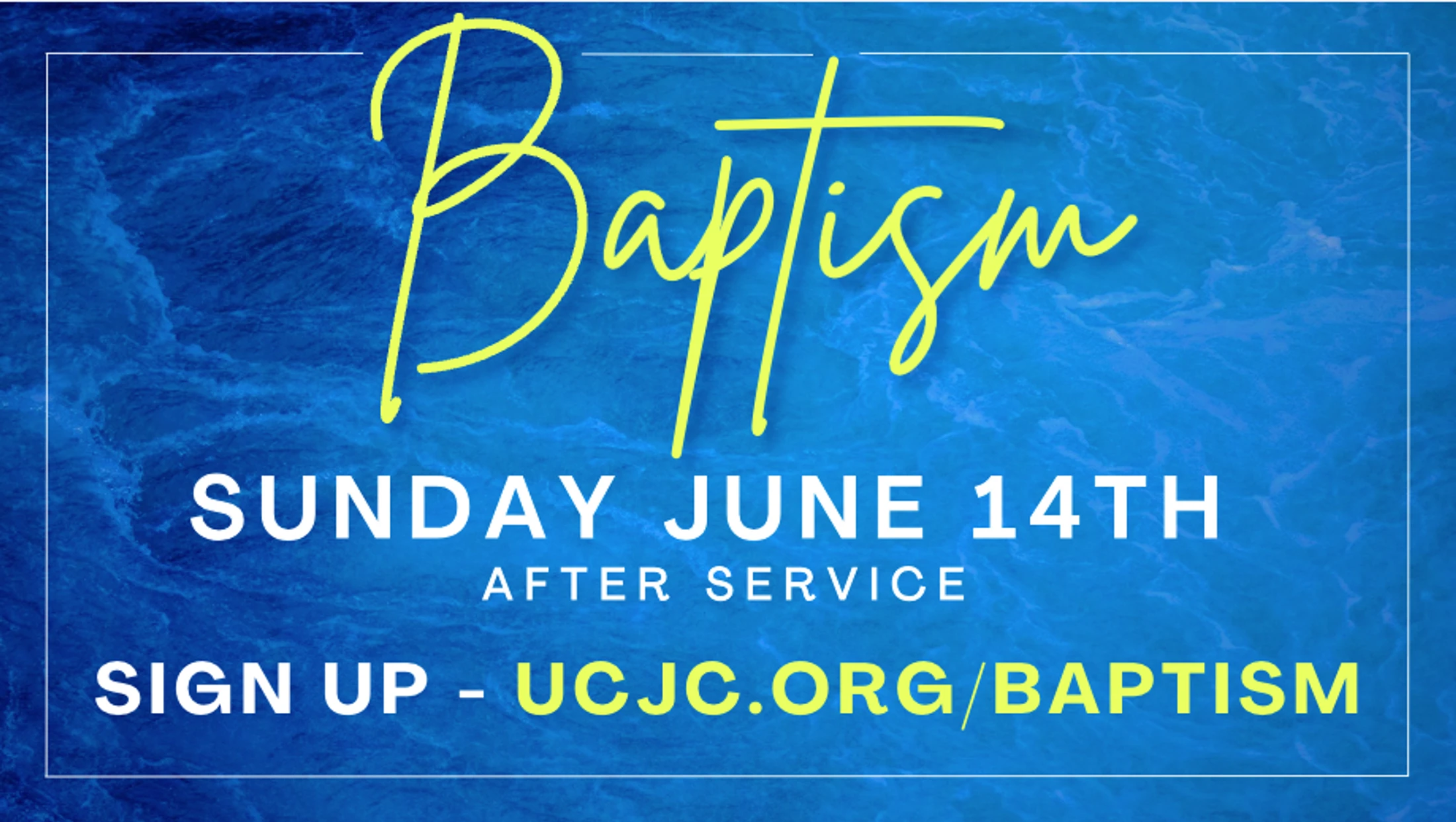 WATER BAPTISM