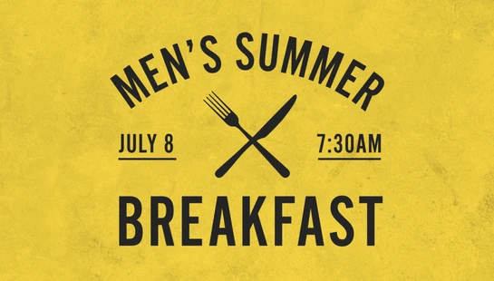 Men's Summer Breakfast - July 2024