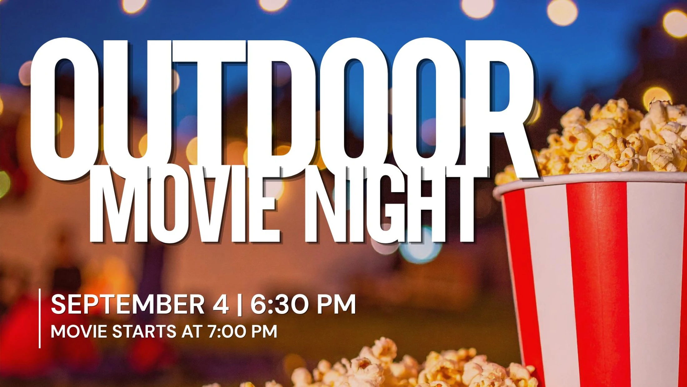 Outdoor Movie Night