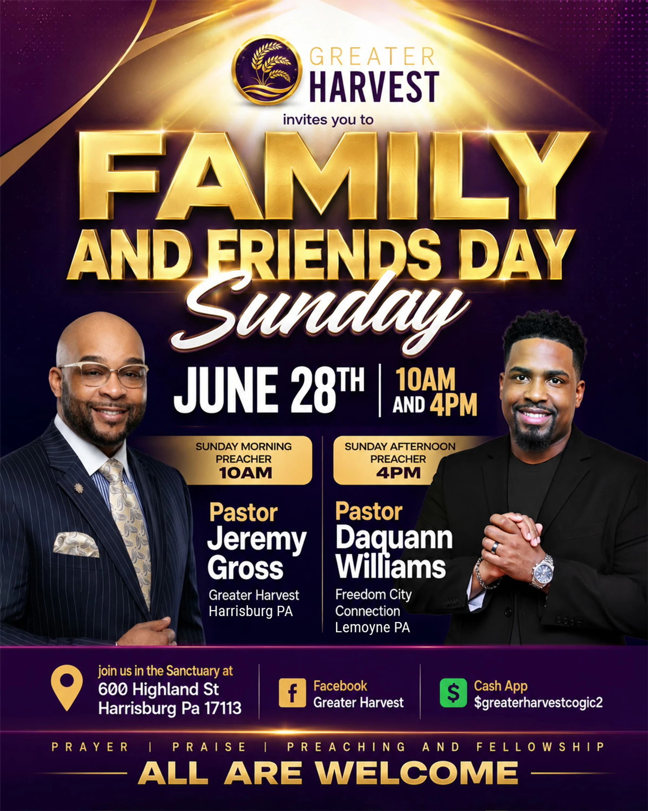 Greater Harvest Family & Friends Day
